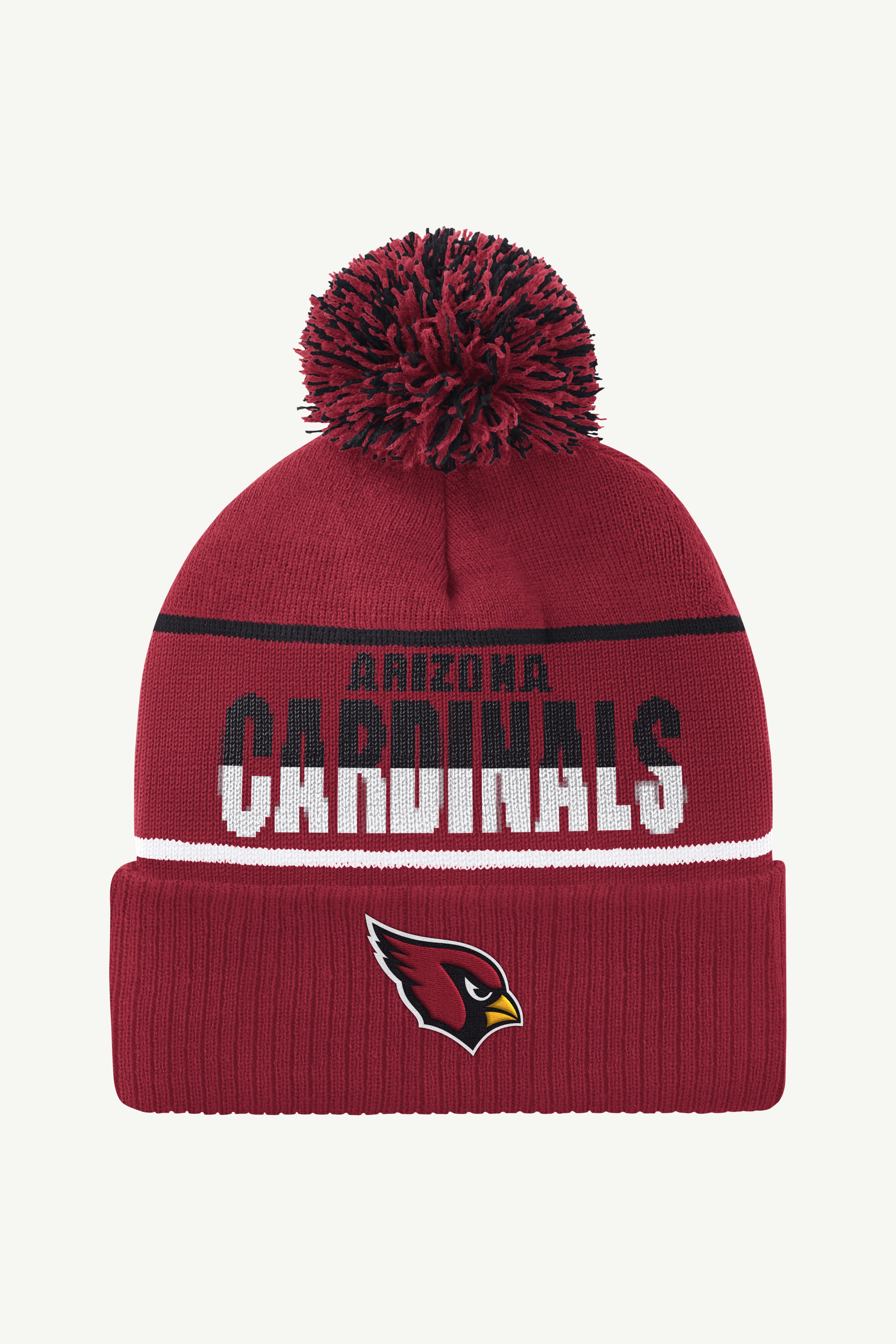 ARIZONA CARDINALS POM CUFFED BEANIE View 1 | NFL