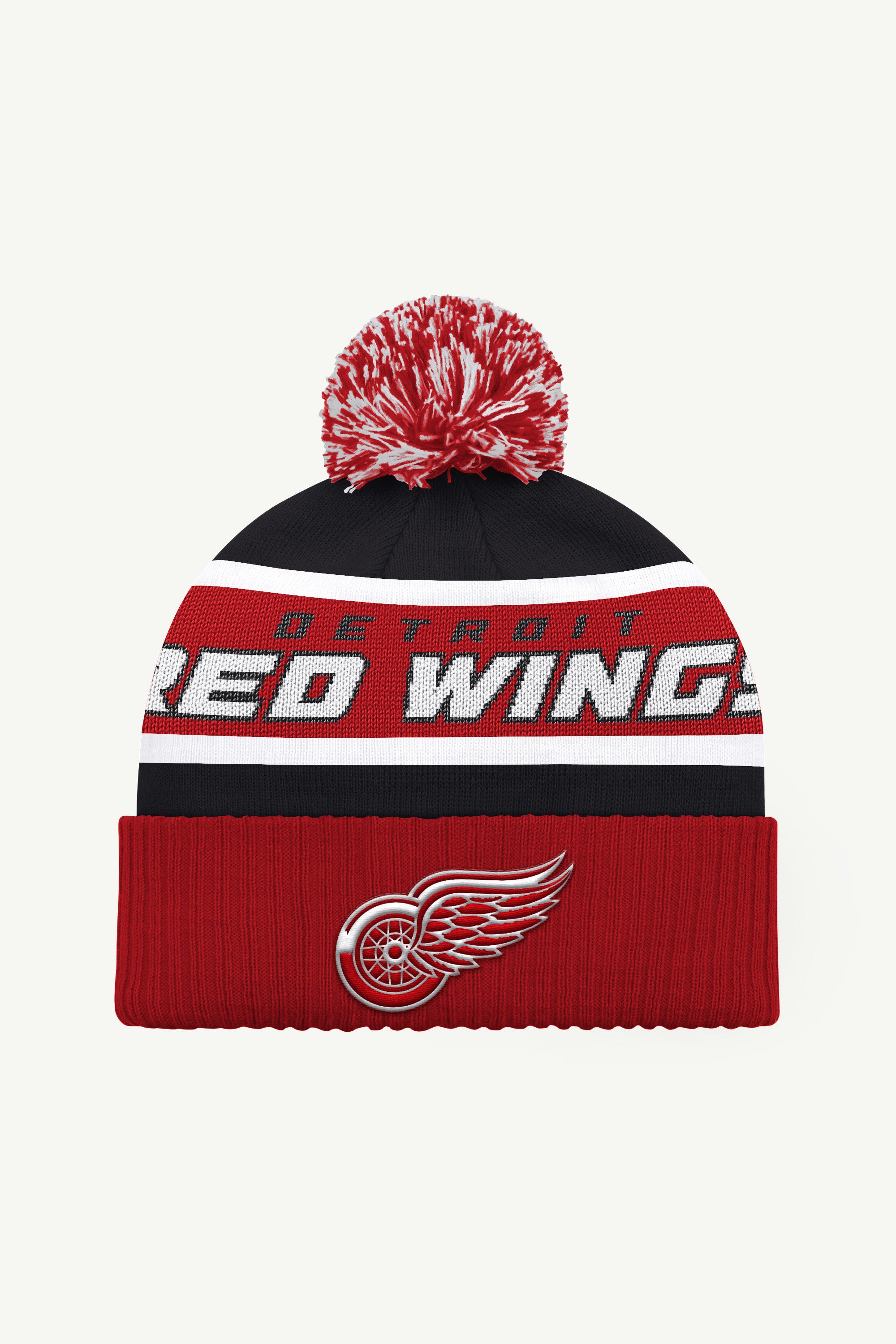 DETROIT RED WINGS POM BEANIE View 1 | NHL