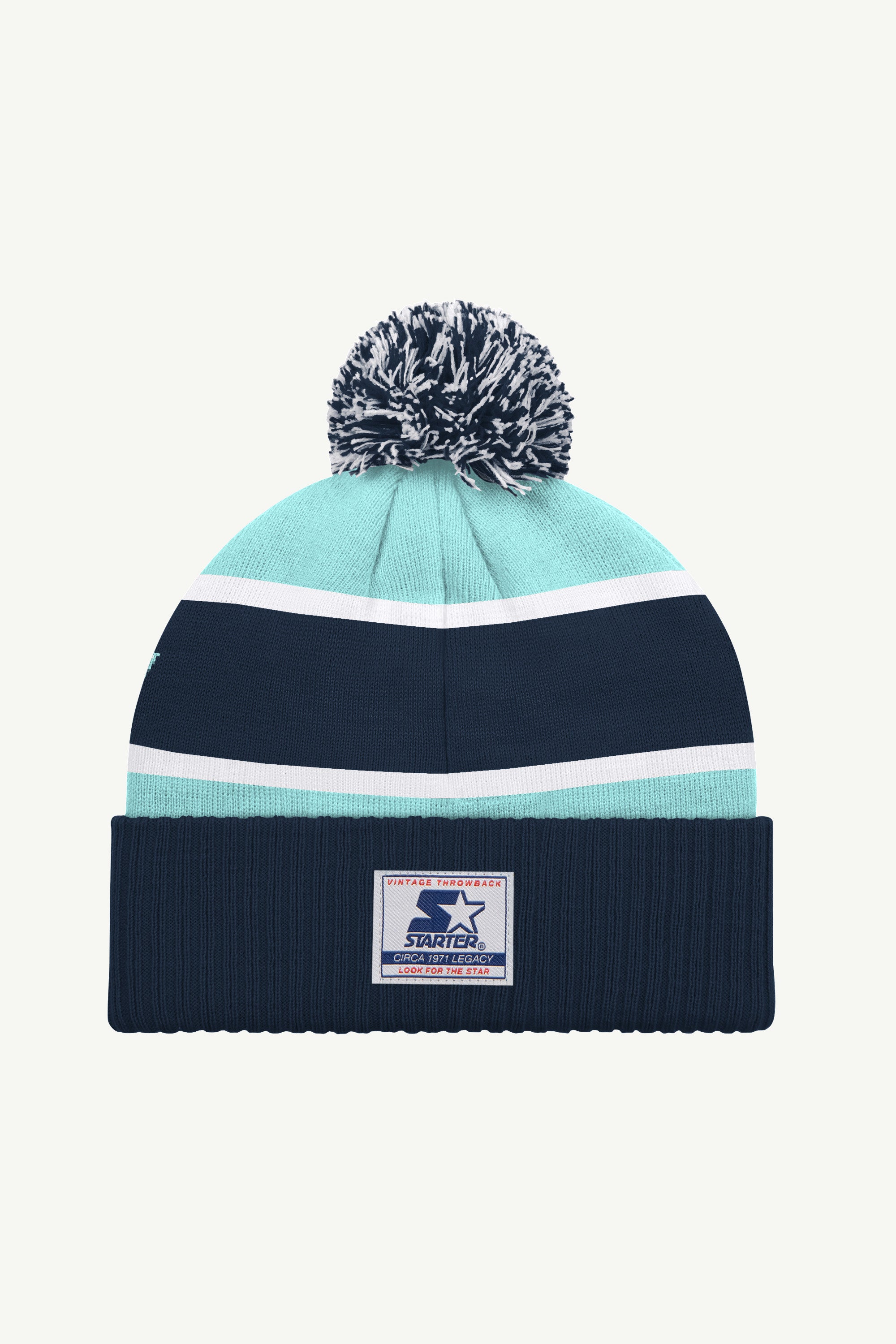 SEATTLE KRAKEN POM BEANIE View 2 | Seattle Kraken