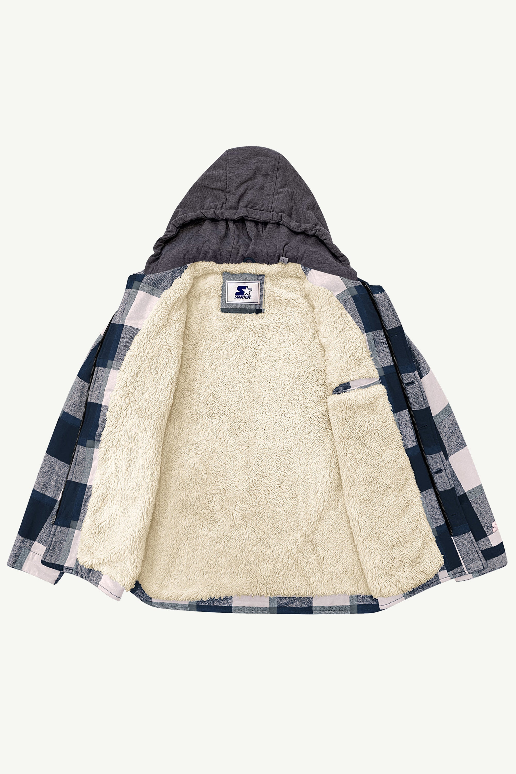 MENS CHICAGO BEARS BIG JOE SHERPA LINED PLAID JACKET View 3 | NFL