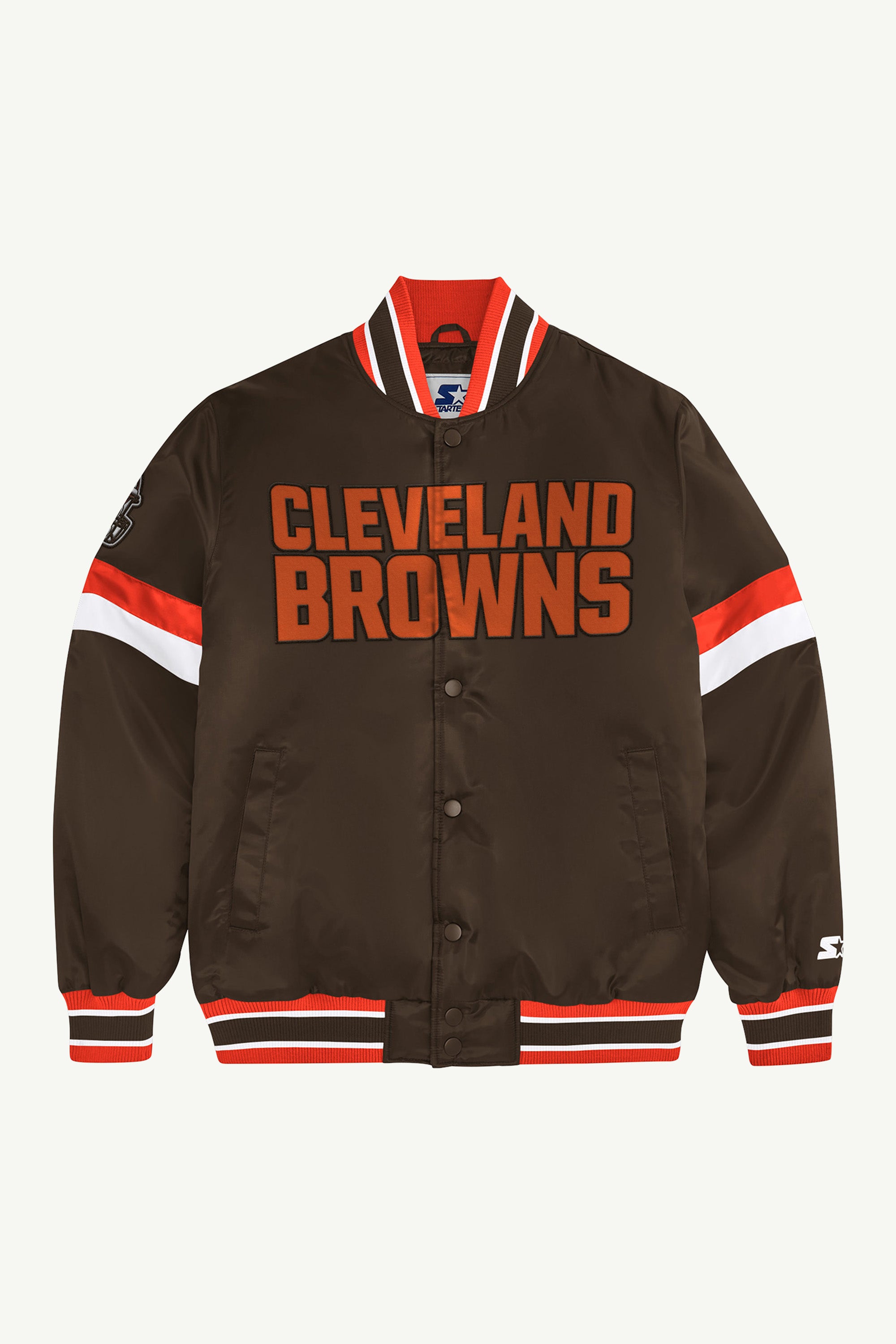 CLEVELAND BROWNS HOME GAME VARSITY JACKET View 1 | Cleveland Browns