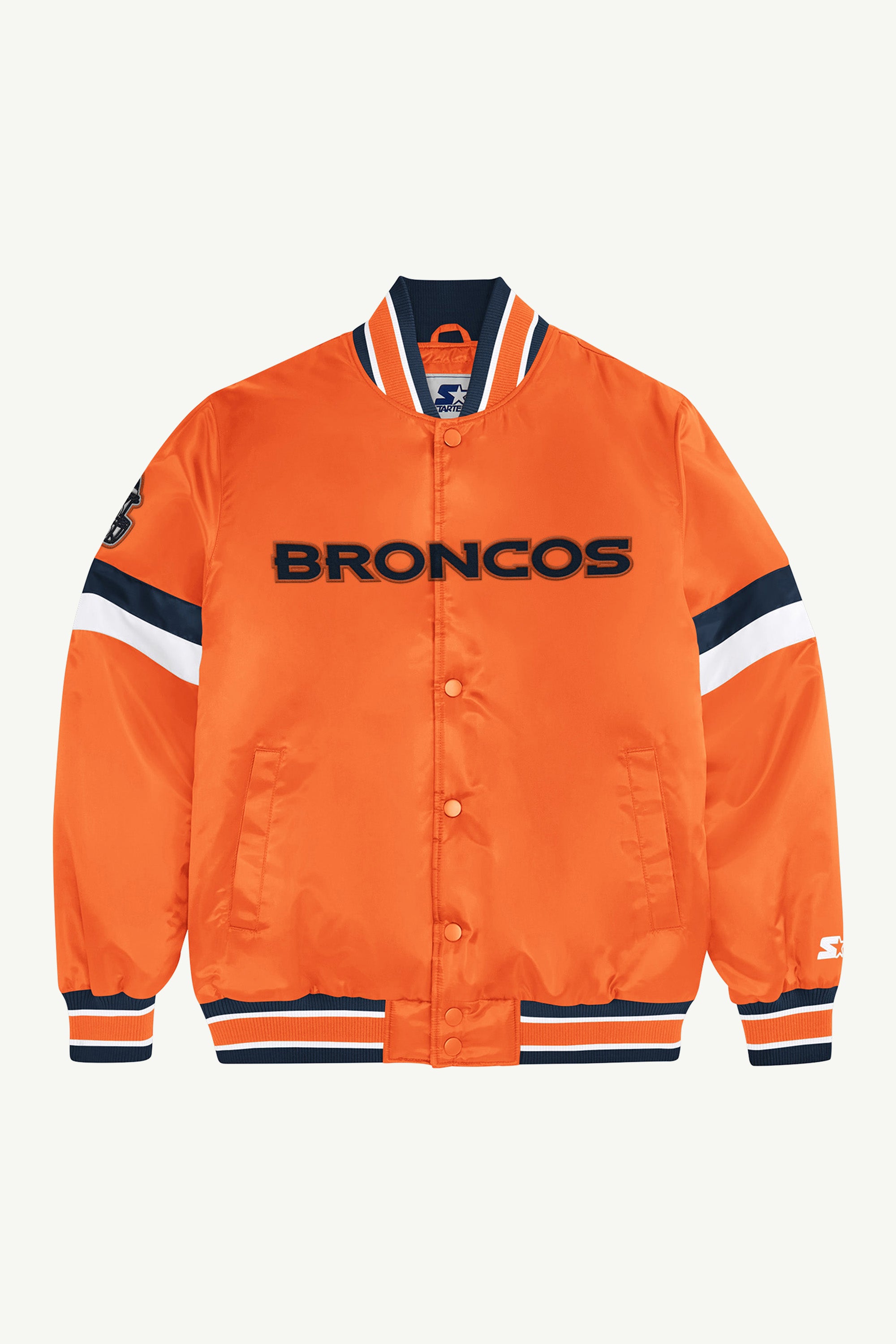 DENVER BRONCOS HOME GAME VARSITY JACKET View 1 | Denver Broncos