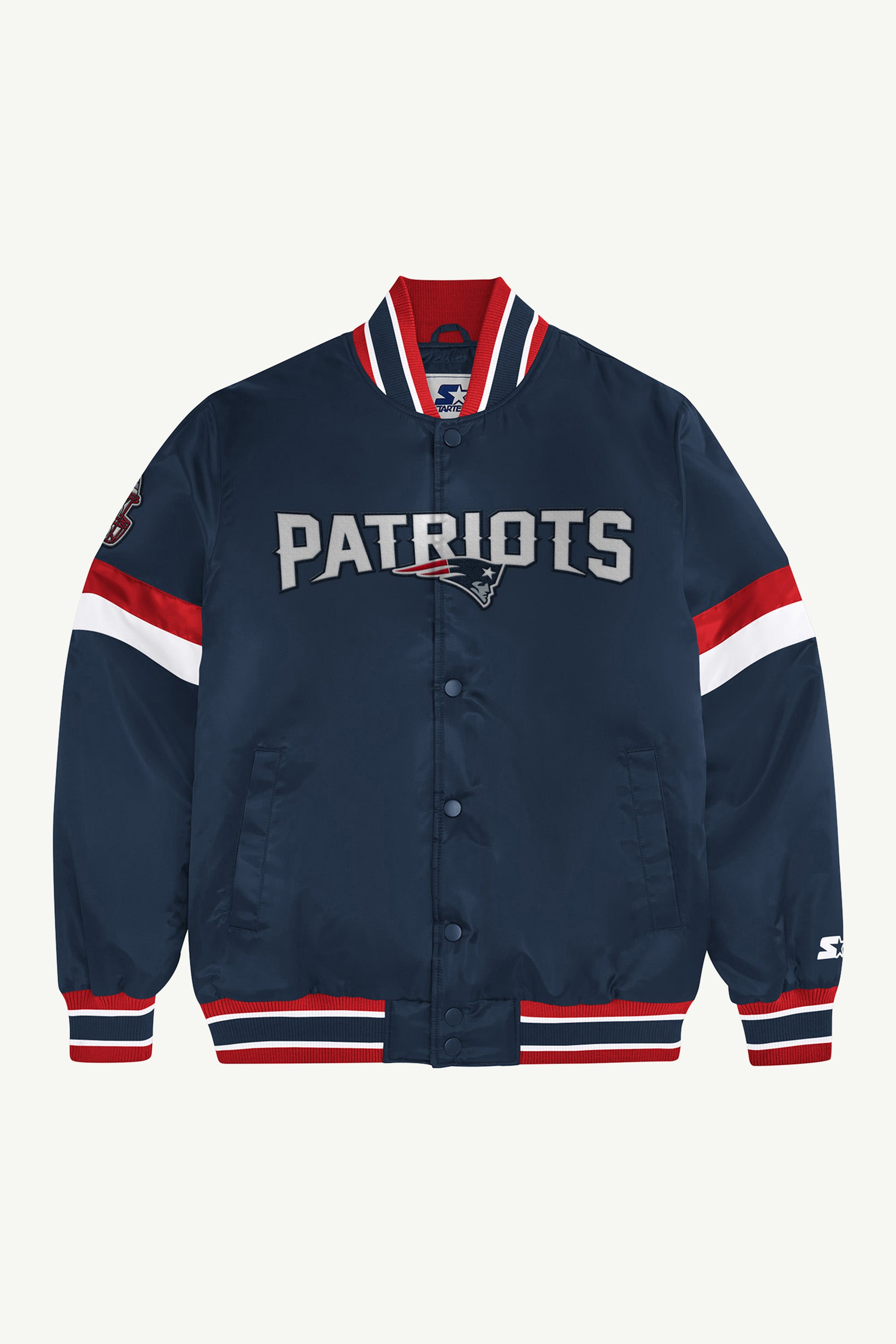 NEW ENGLAND PATRIOTS HOME GAME VARSITY JACKET View 1