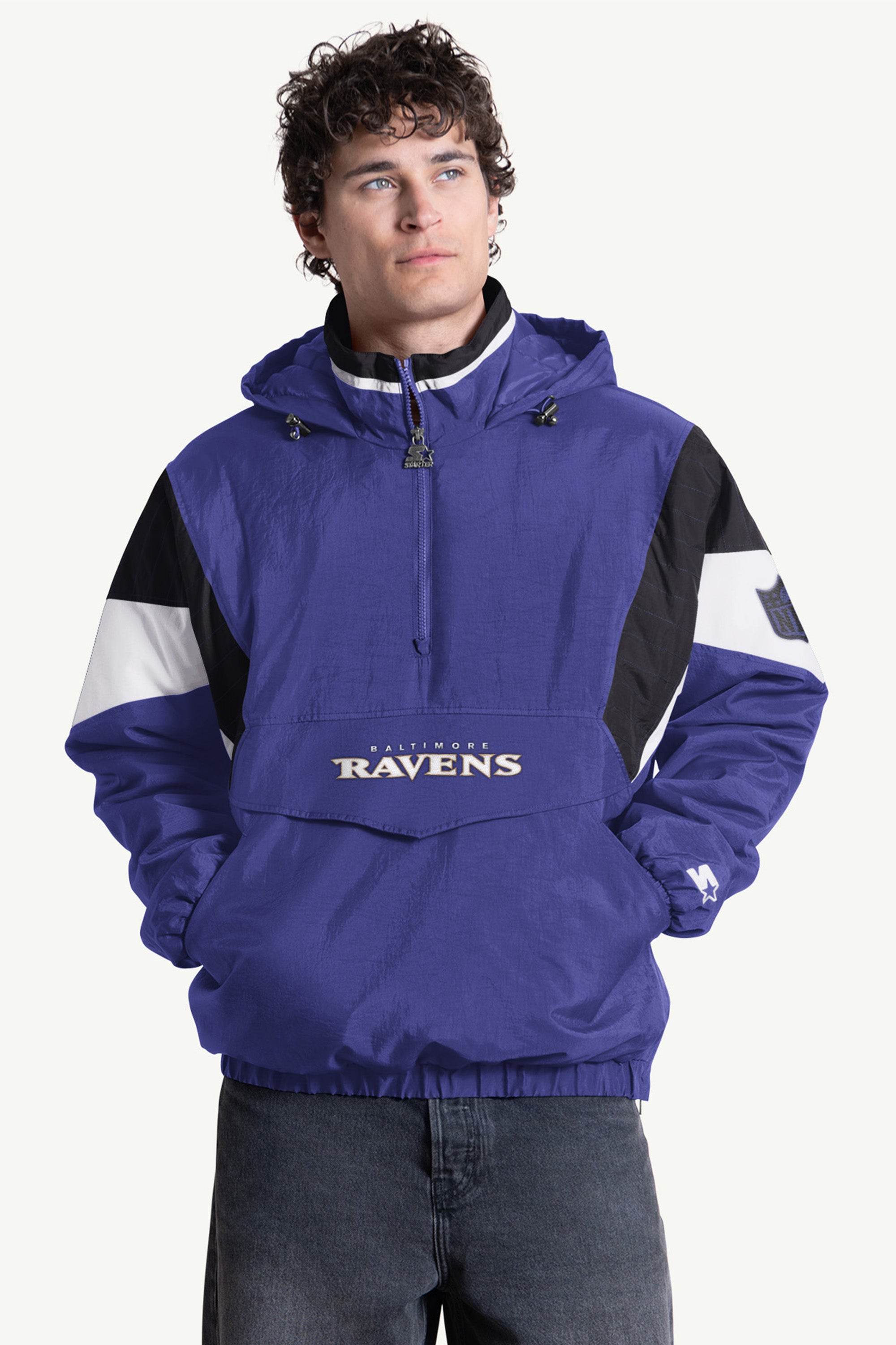 MENS BALTIMORE RAVENS CRINKLE POPOVER View 1 | NFL