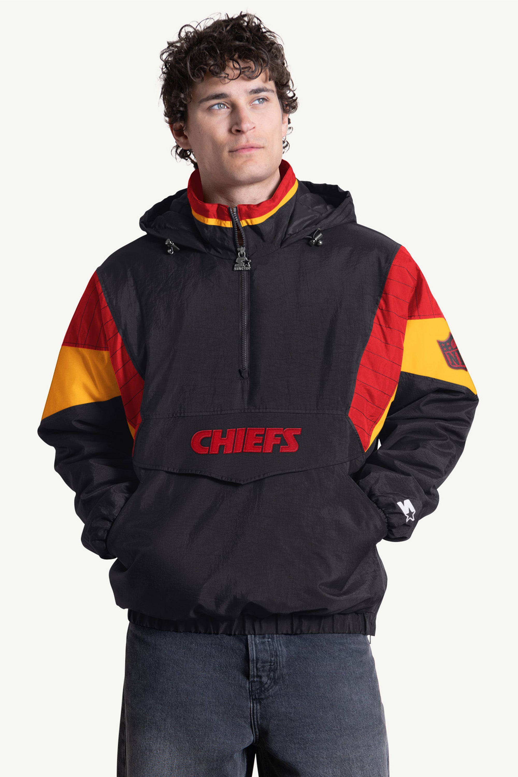 MENS KANSAS CITY CHIEFS CRINKLE POPOVER View 1 | Kansas City Chiefs