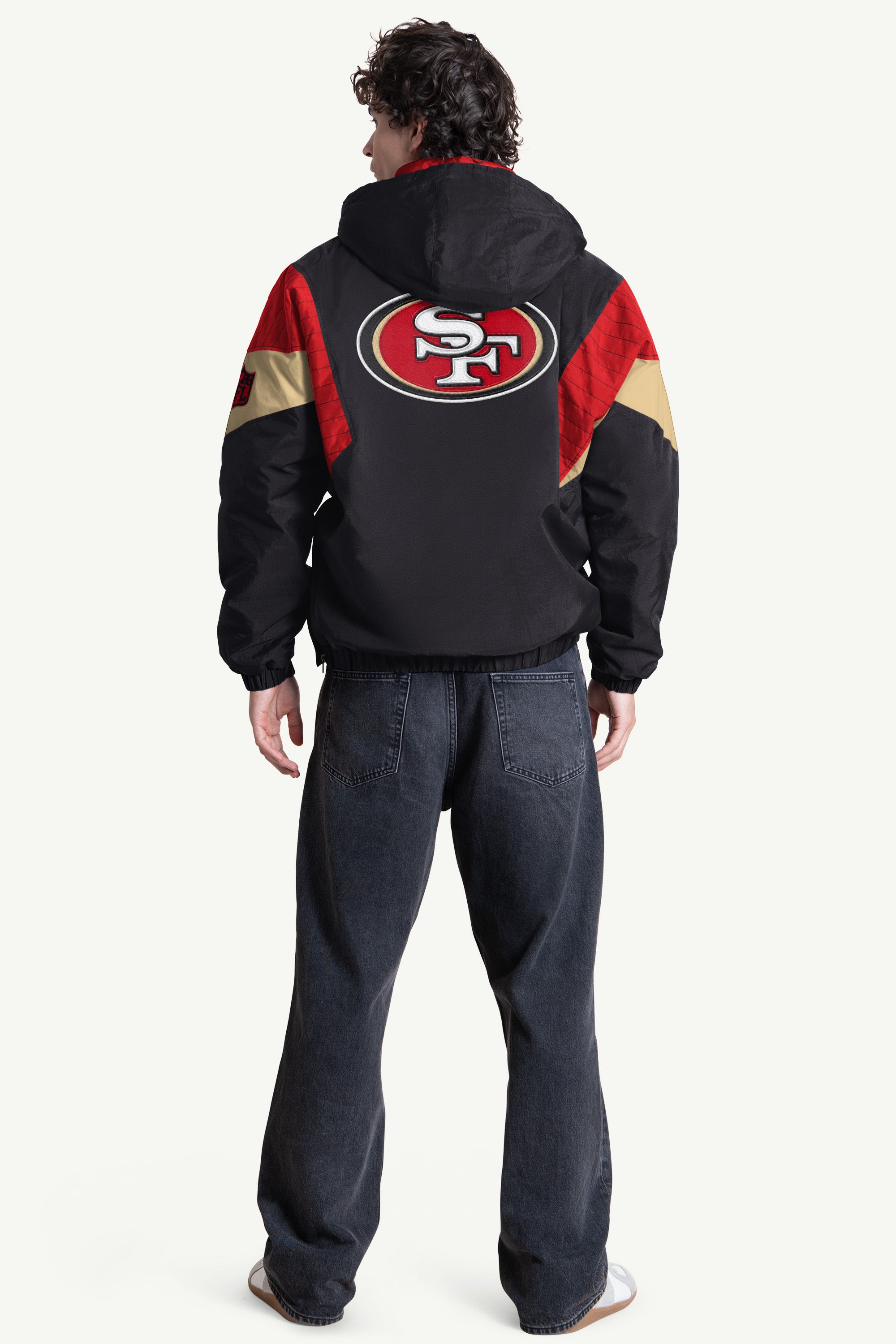 MENS SAN FRANCISCO 49ERS CRINKLE POPOVER View 2