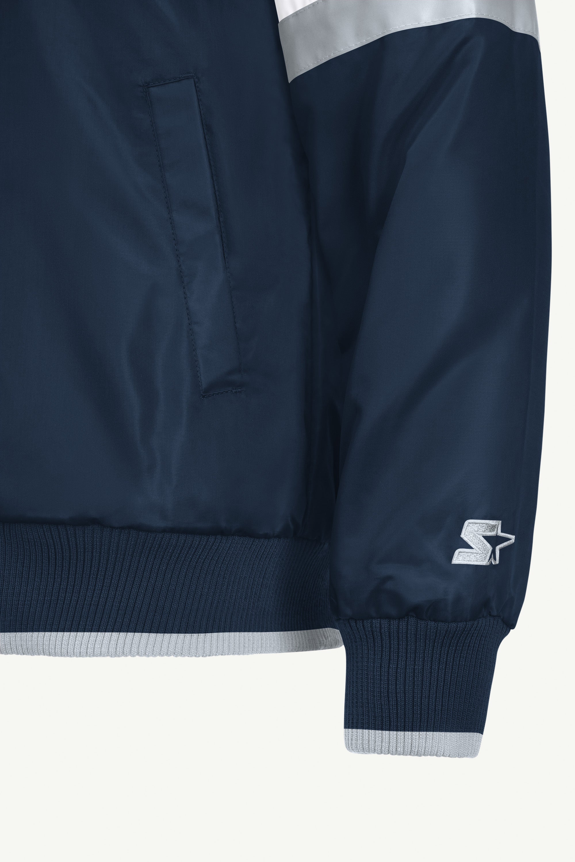 MENS NEW YORK YANKEES SATIN VARSITY JACKET View 4 | STARTER CLASSICS