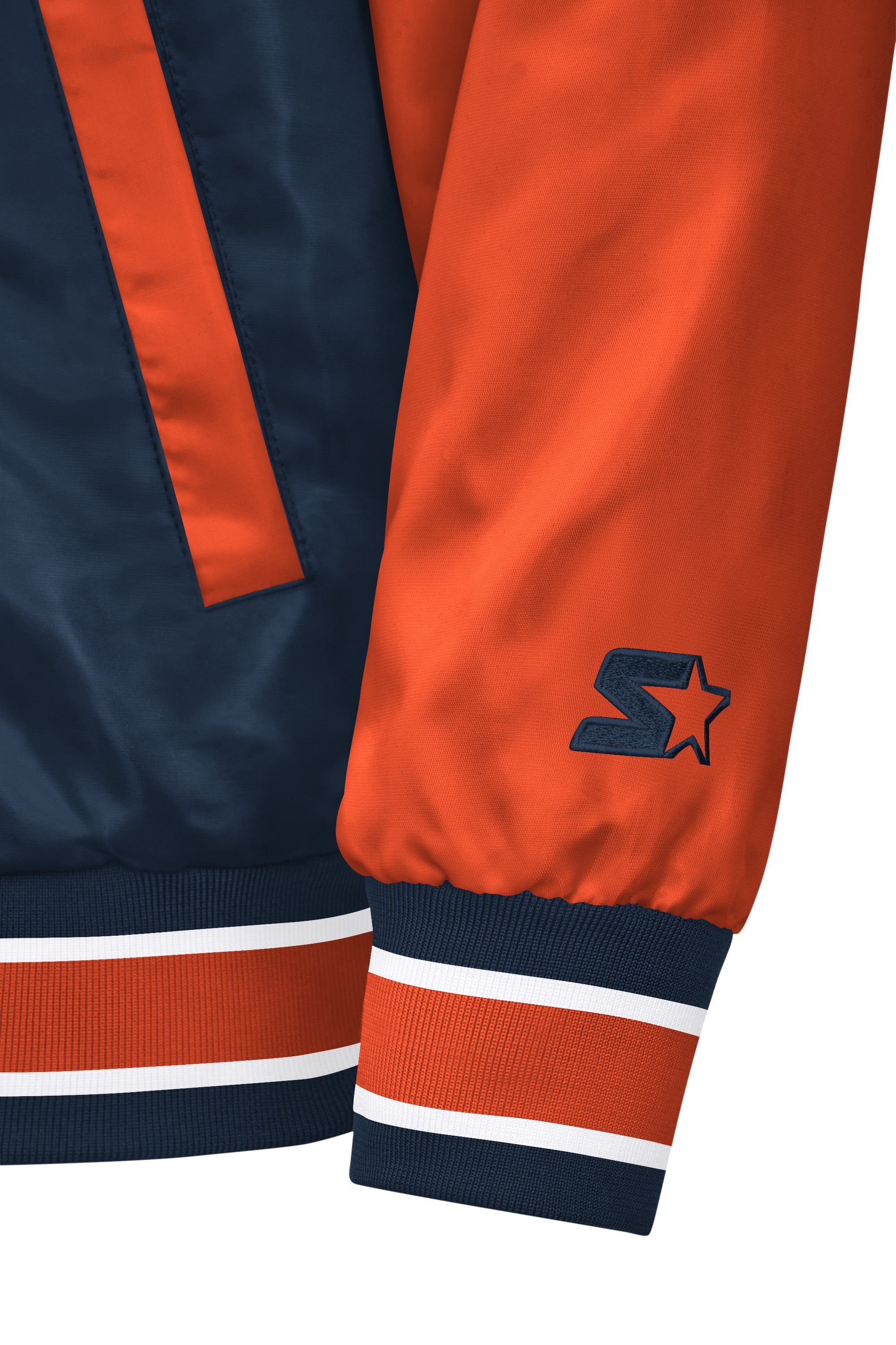 MENS HOUSTON ASTROS SATIN VARSITY JACKET View 4 | STARTER CLASSICS