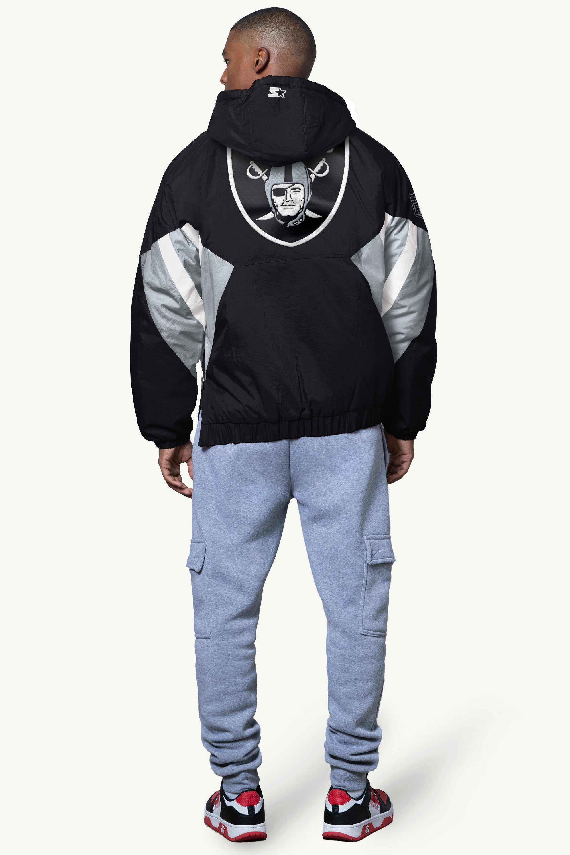 MENS LAS VEGAS RAIDERS CLASSIC BREAKAWAY JACKET View 2