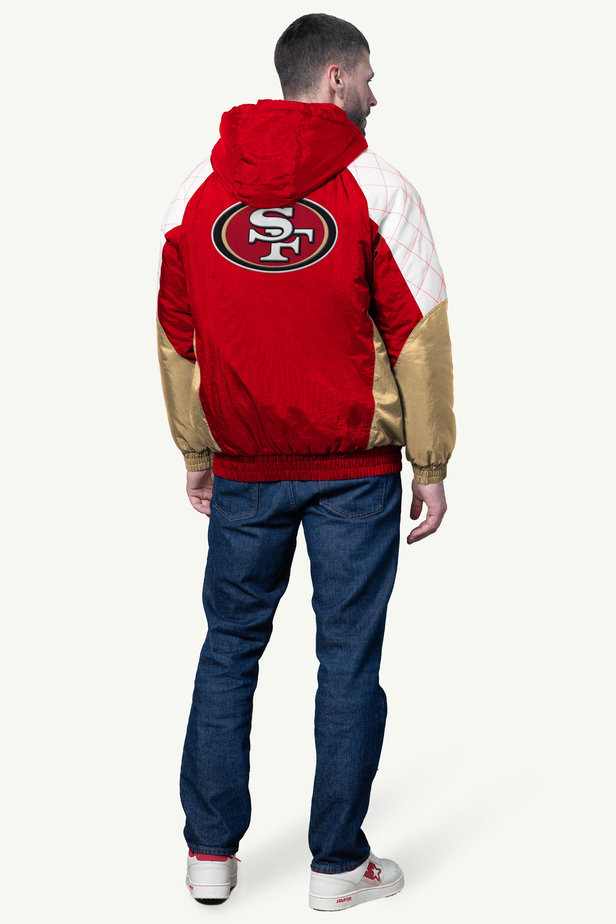 Mens San Francisco 49ers Nylon Jacket | NFL | Starter