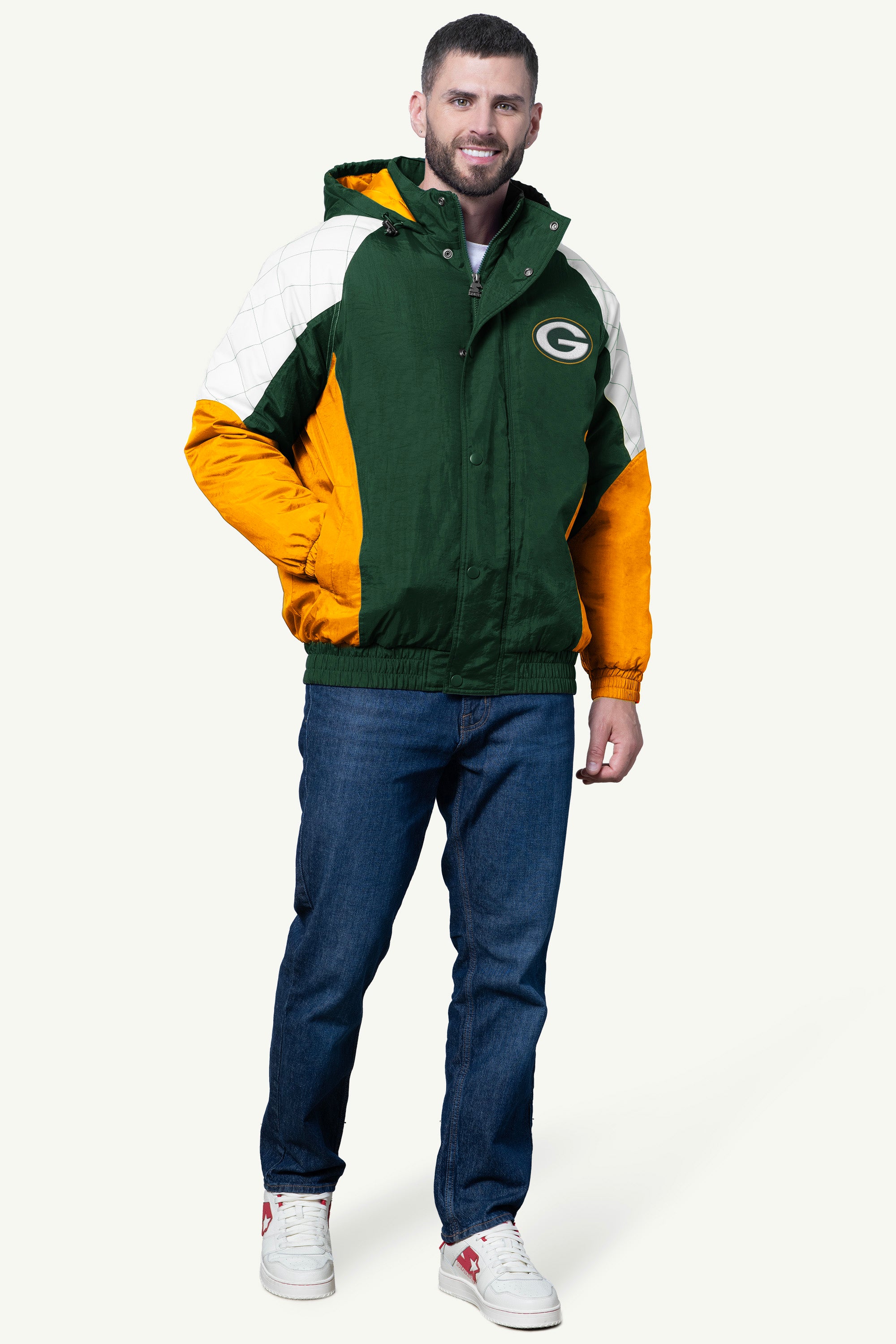 MENS GREEN BAY PACKERS NYLON JACKET View 3 | NFL
