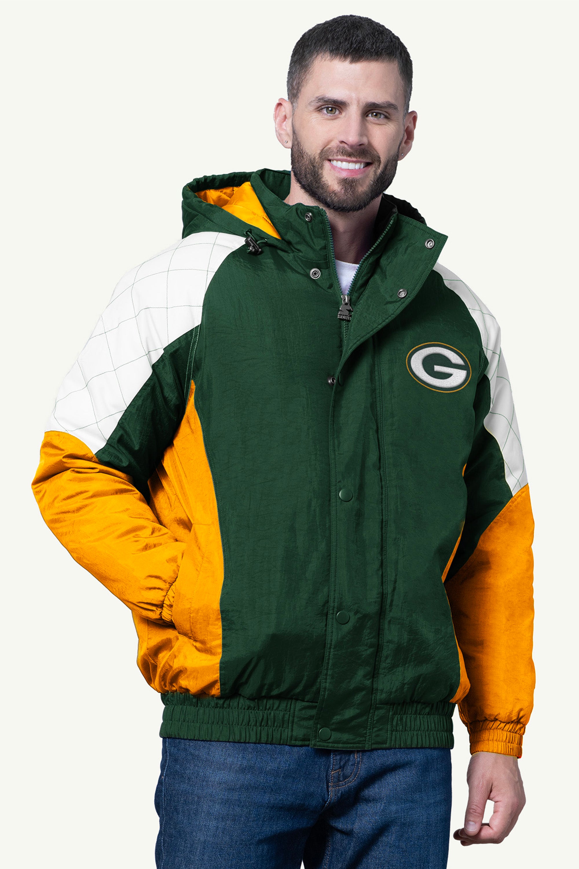 MENS GREEN BAY PACKERS NYLON JACKET View 1 | NFL