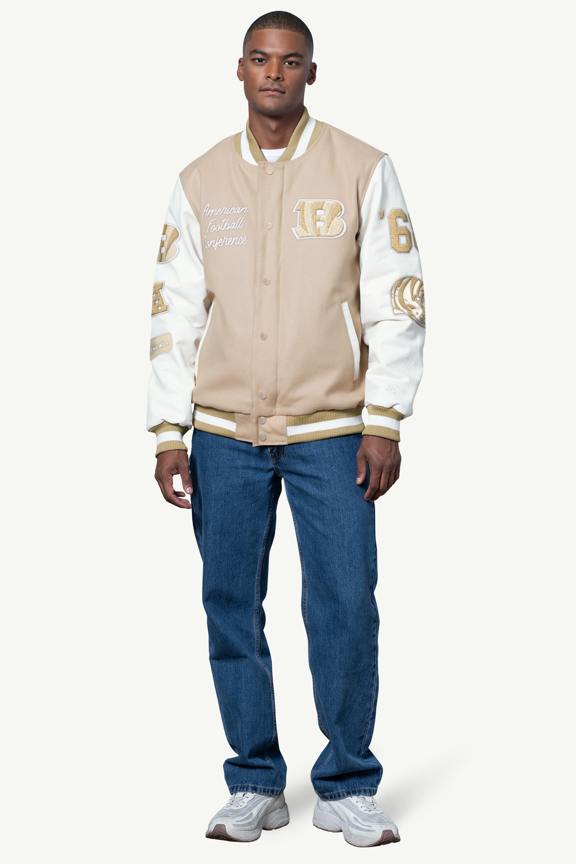 MENS CINCINNATI BENGALS VARSITY JACKET View 3 | Cincinnati Bengals