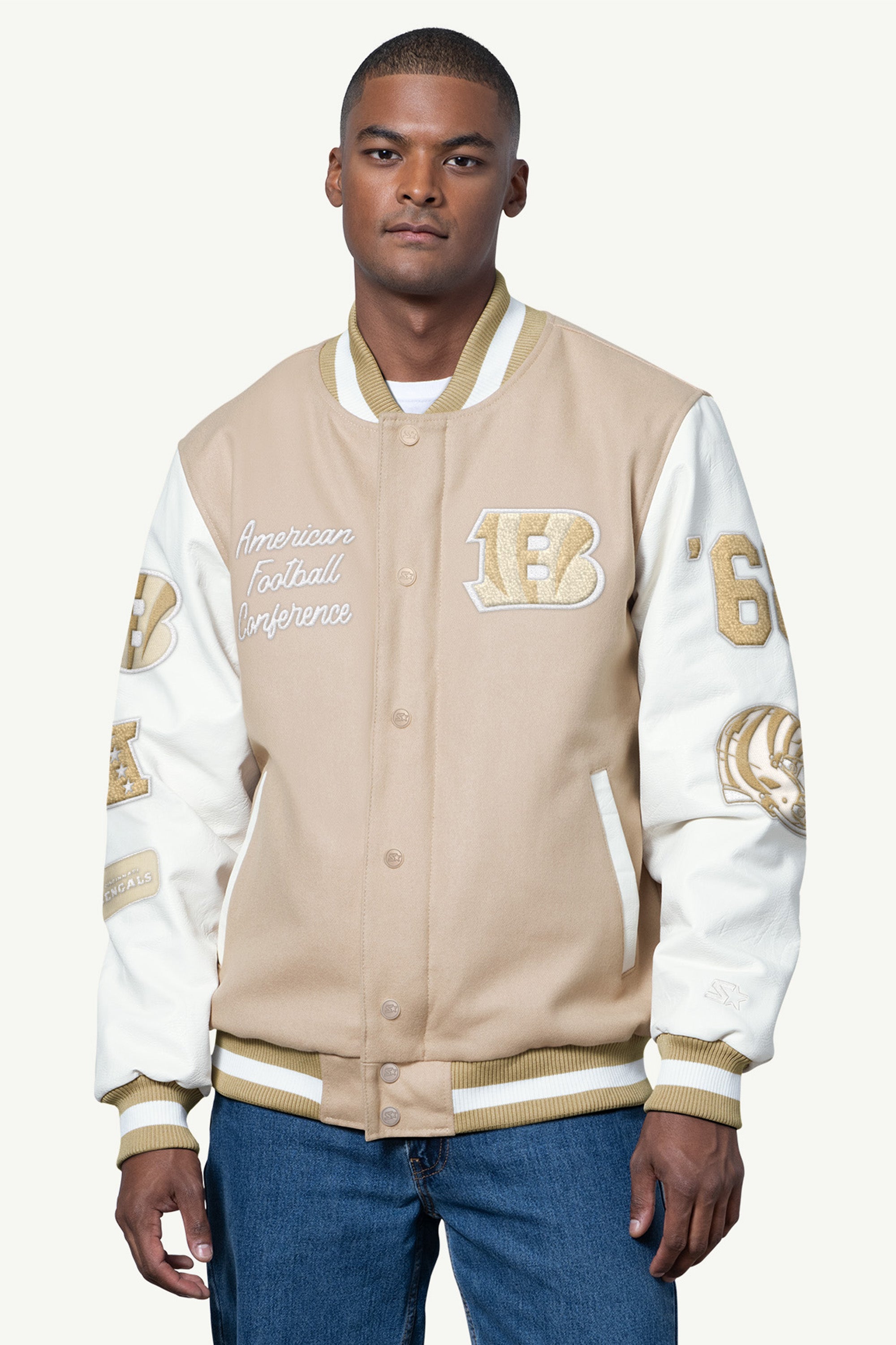 MENS CINCINNATI BENGALS VARSITY JACKET View 1 | Cincinnati Bengals