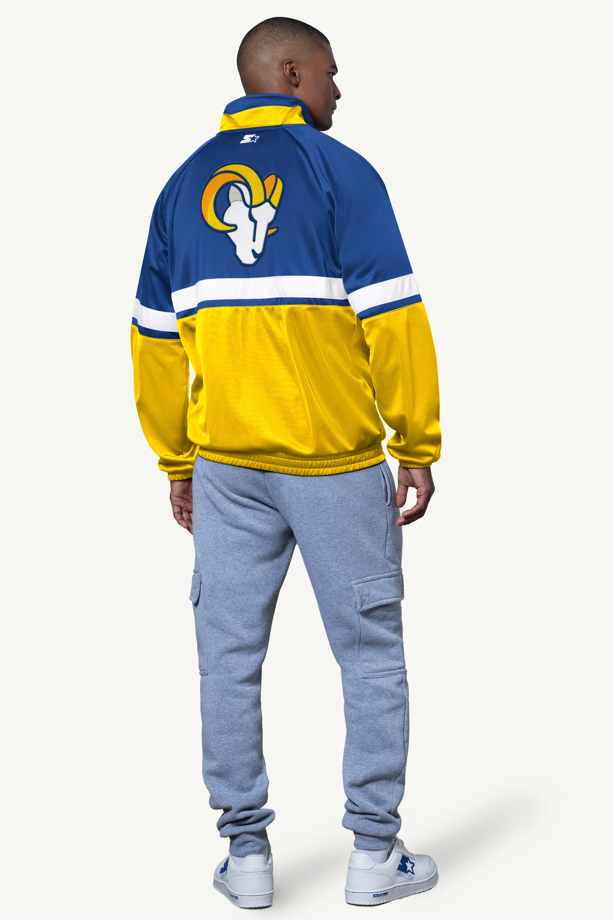 MENS LOS ANGELES RAMS TRACK JACKET View 2 | Men's Jackets