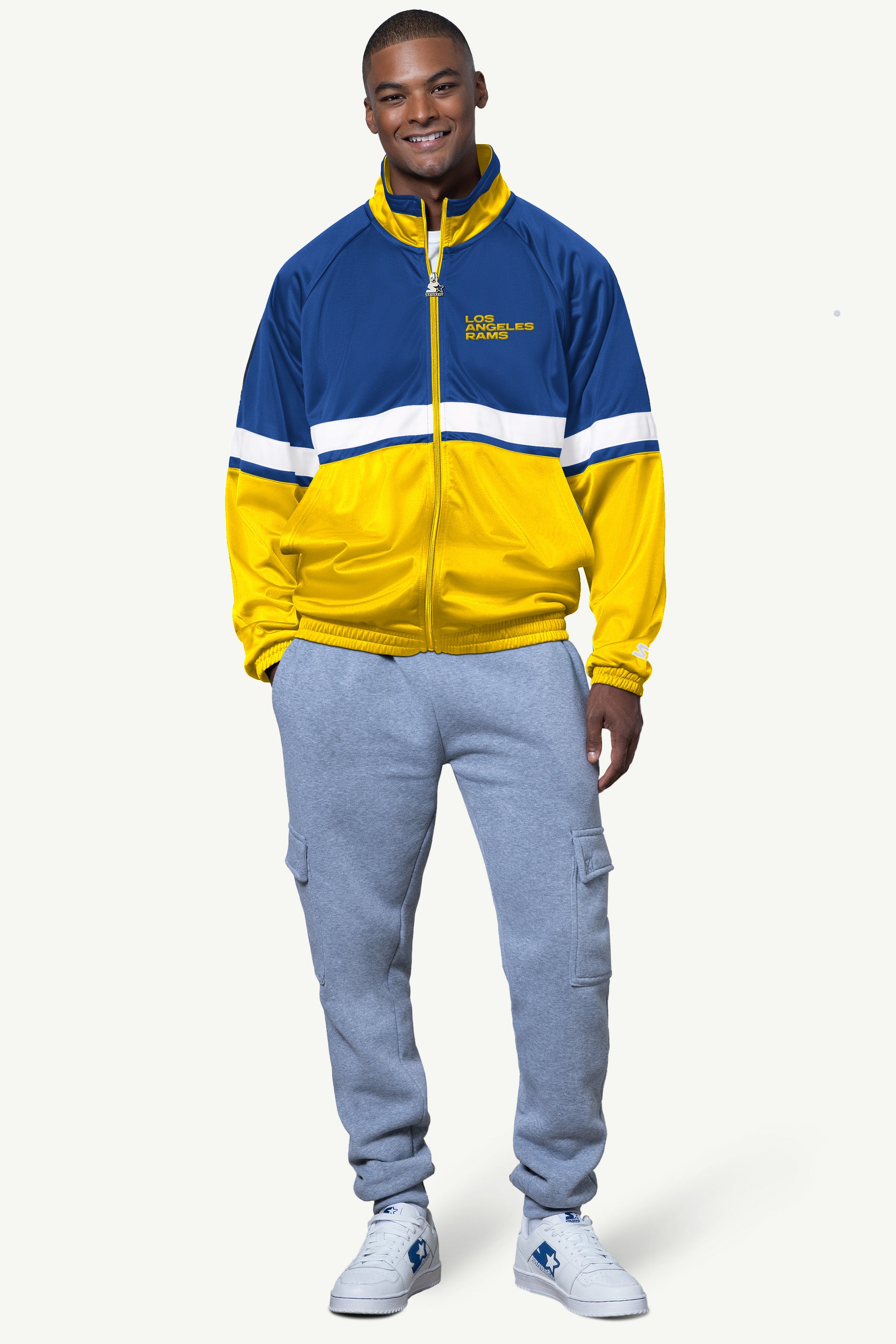 MENS LOS ANGELES RAMS TRACK JACKET View 3 | NFL