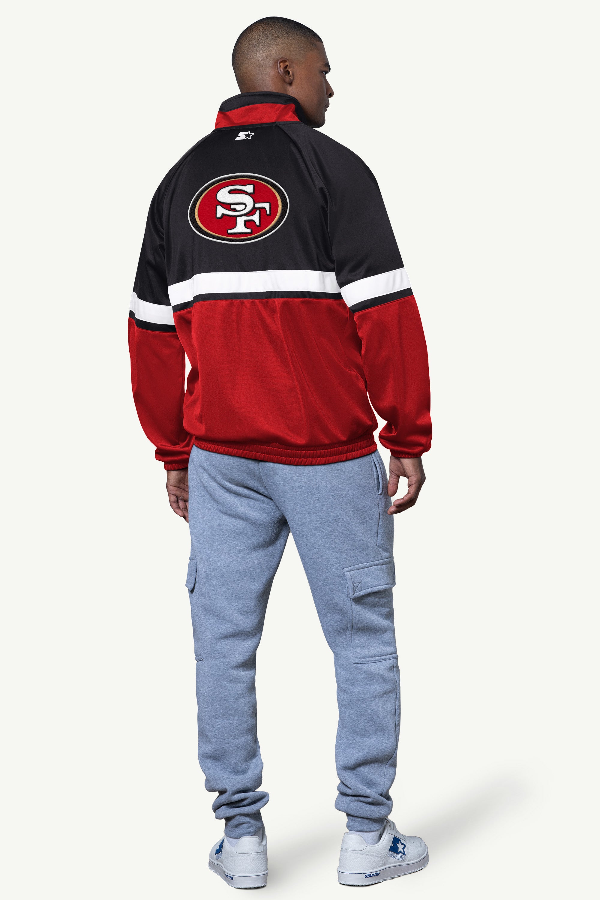 MENS SAN FRANCISCO 49ERS TRACK JACKET View 2 | San Francisco 49ers