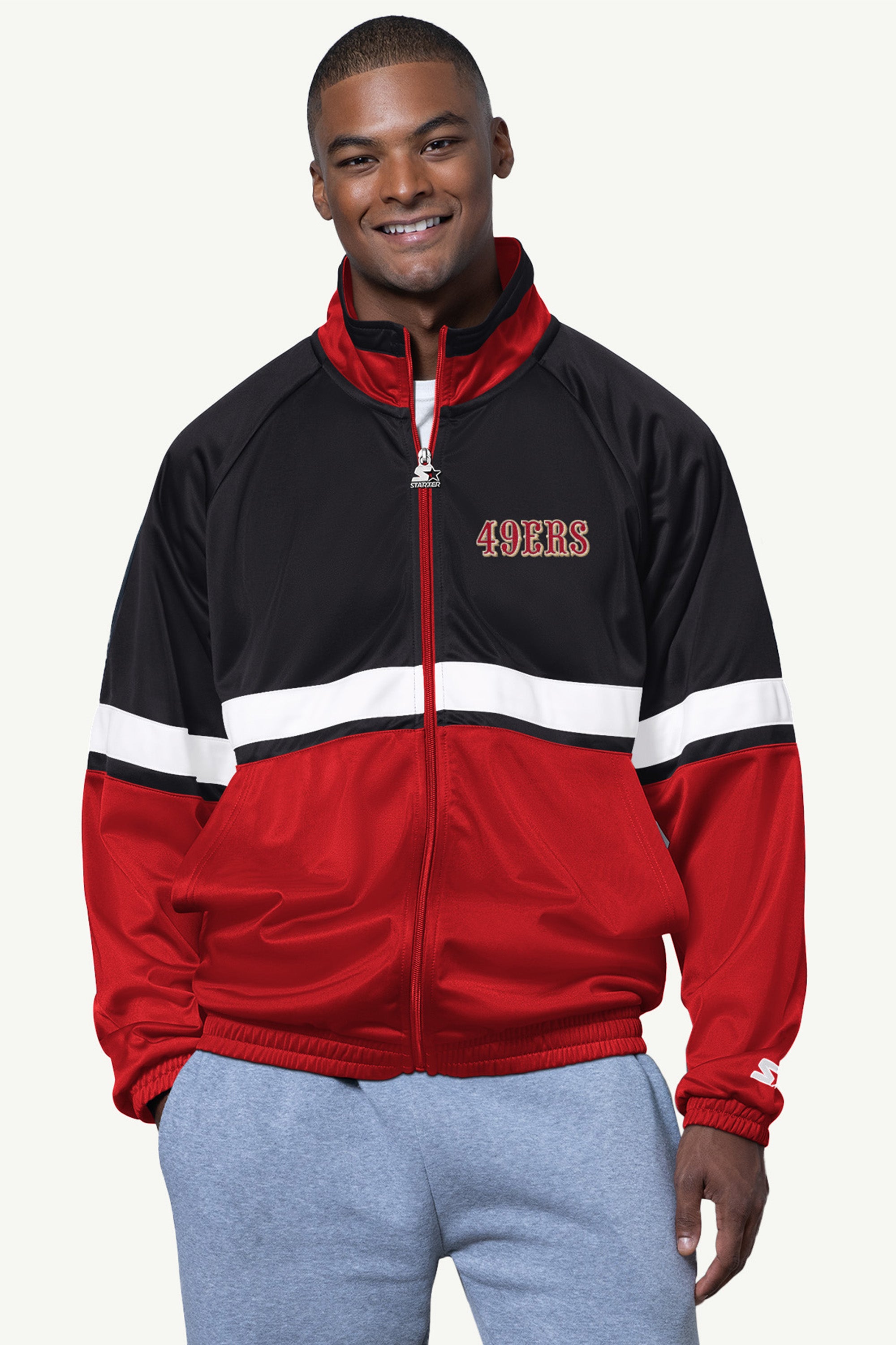 Mens San Francisco 49ers Track Jacket | NFL | Starter