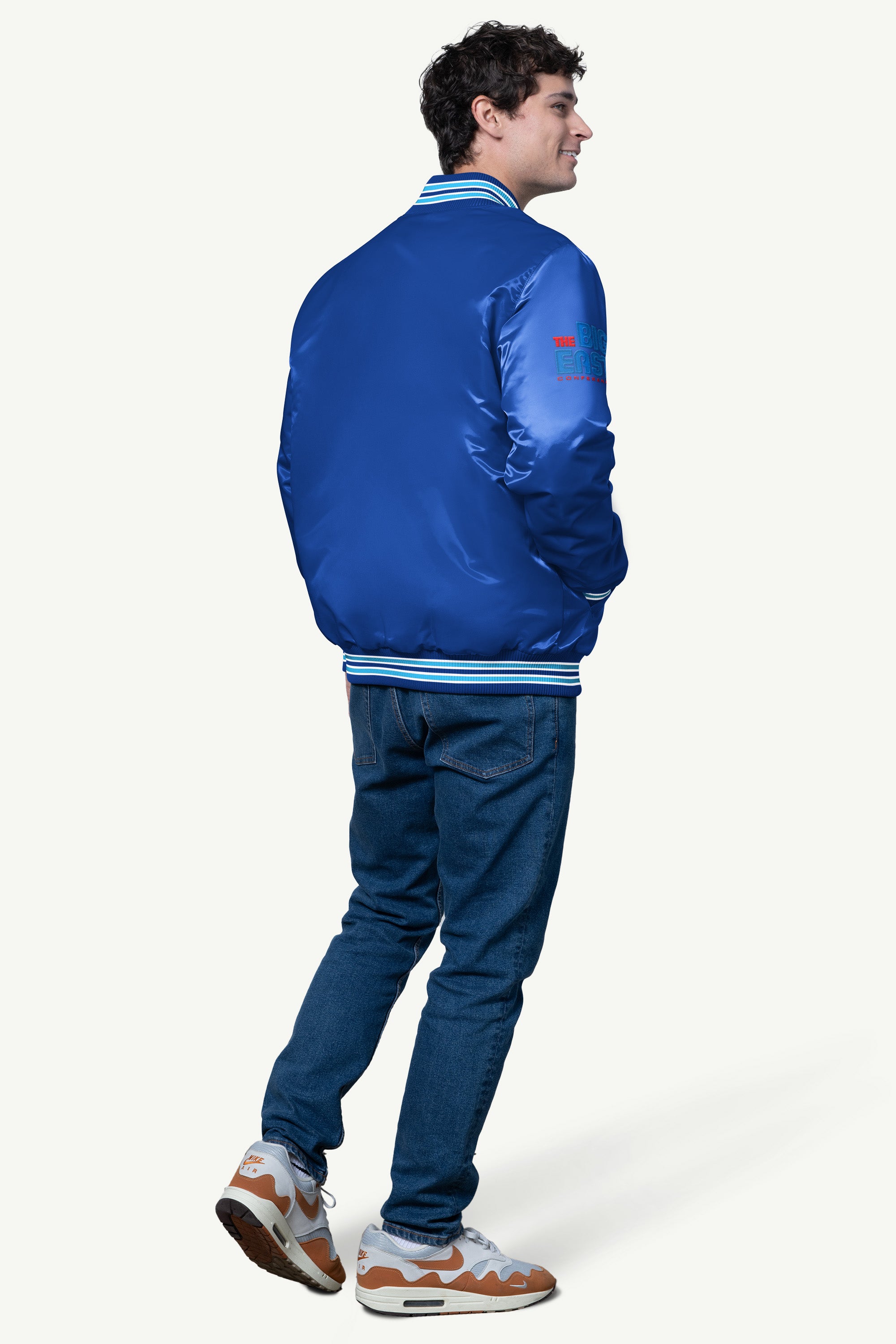 MENS VILLANOVA WILDCATS SATIN VARSITY JACKET View 2 | NCAA