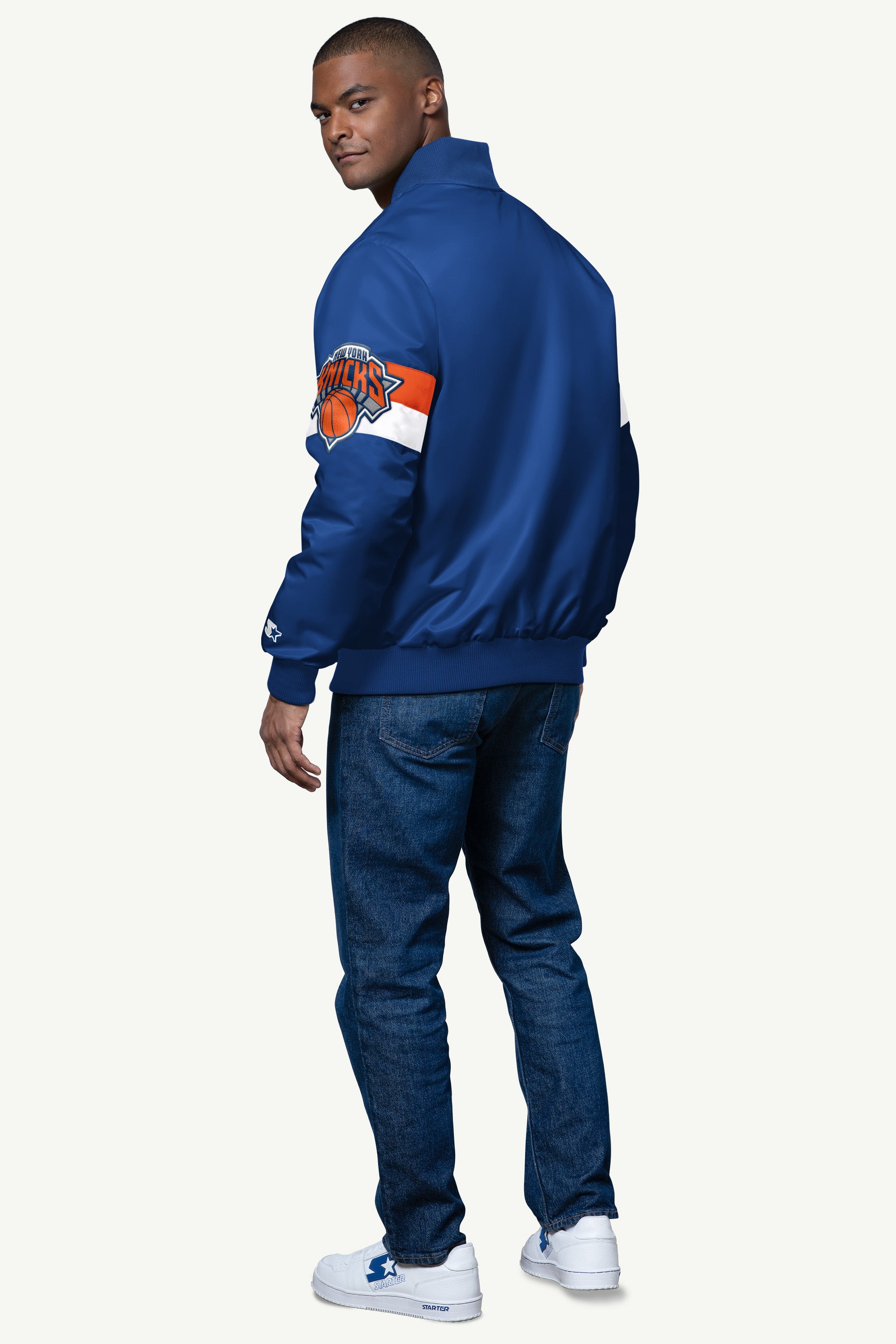 MENS NEW YORK KNICKS TRIPLE OPTION SATIN VARSITY JACKET View 2 | Satin Varsity Jackets MENS NEW YORK KNICKS TRIPLE OPTION SATIN VARSITY JACKET View 2 | Satin Varsity Jackets
