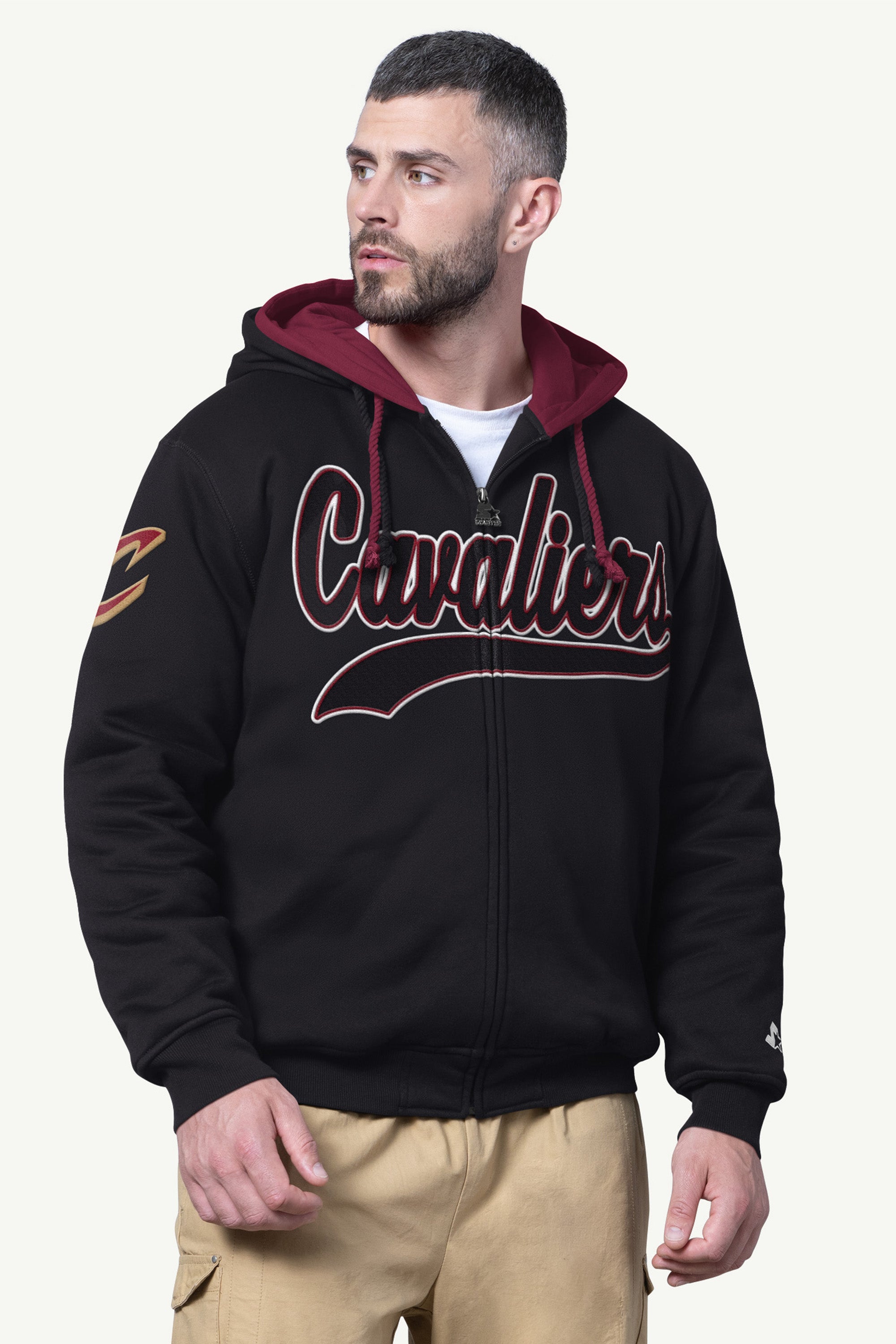 MENS CLEVELAND CAVALIERS ZIP UP SWEATSHIRT View 1