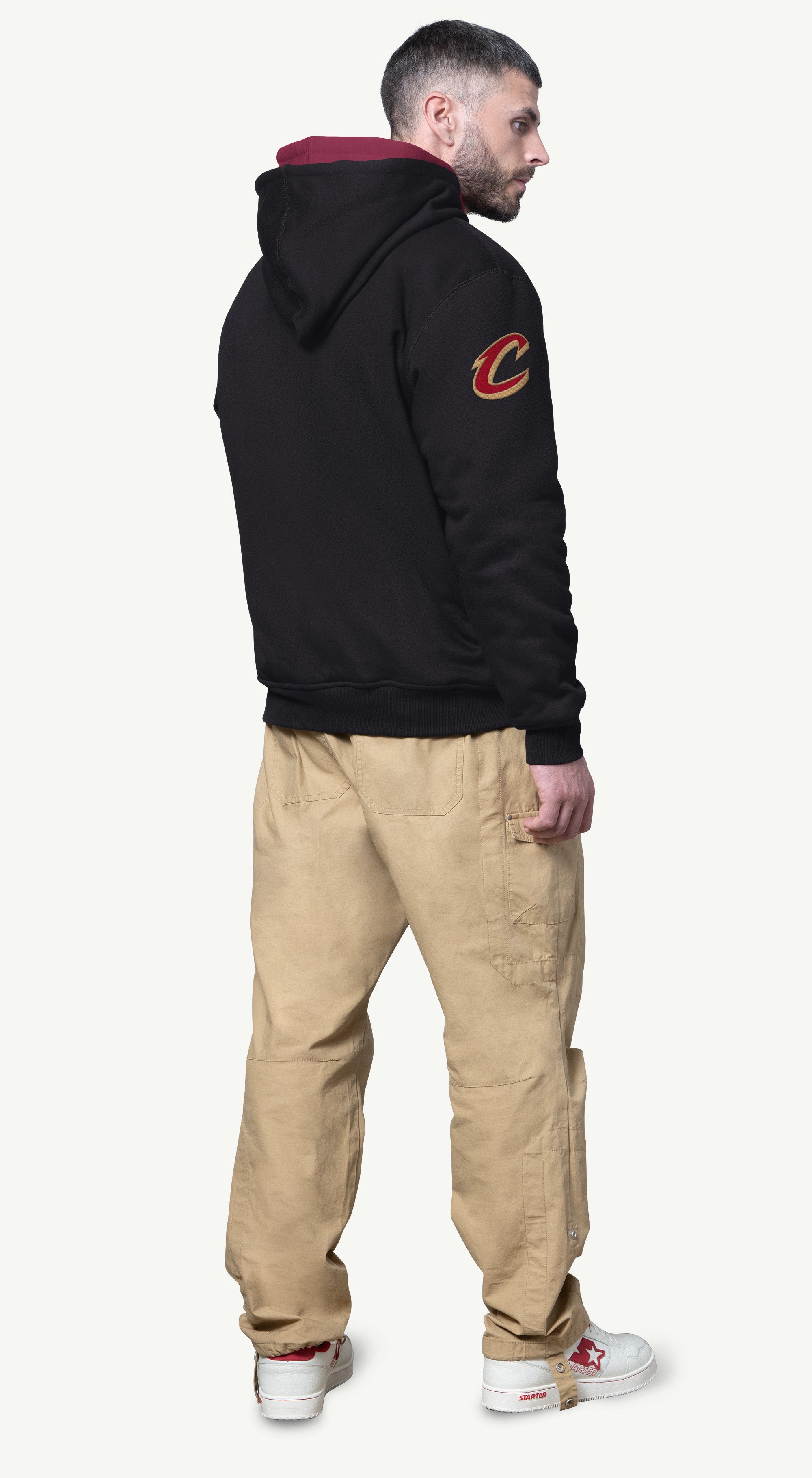 MENS CLEVELAND CAVALIERS ZIP UP SWEATSHIRT View 2