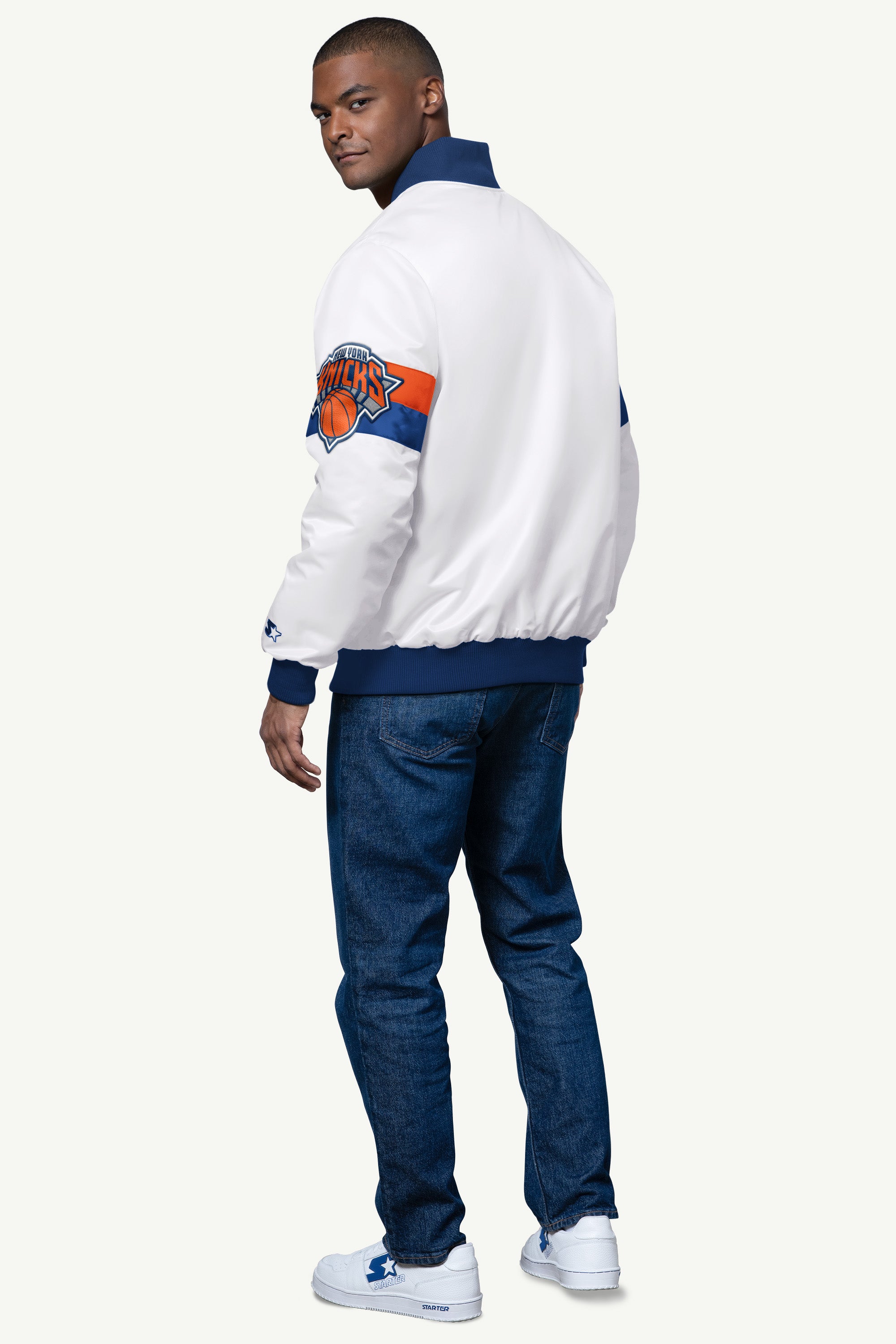 MENS NEW YORK KNICKS TRIPLE OPTION SATIN VARSITY JACKET View 2 | Satin Varsity Jackets MENS NEW YORK KNICKS TRIPLE OPTION SATIN VARSITY JACKET View 2 | Satin Varsity Jackets