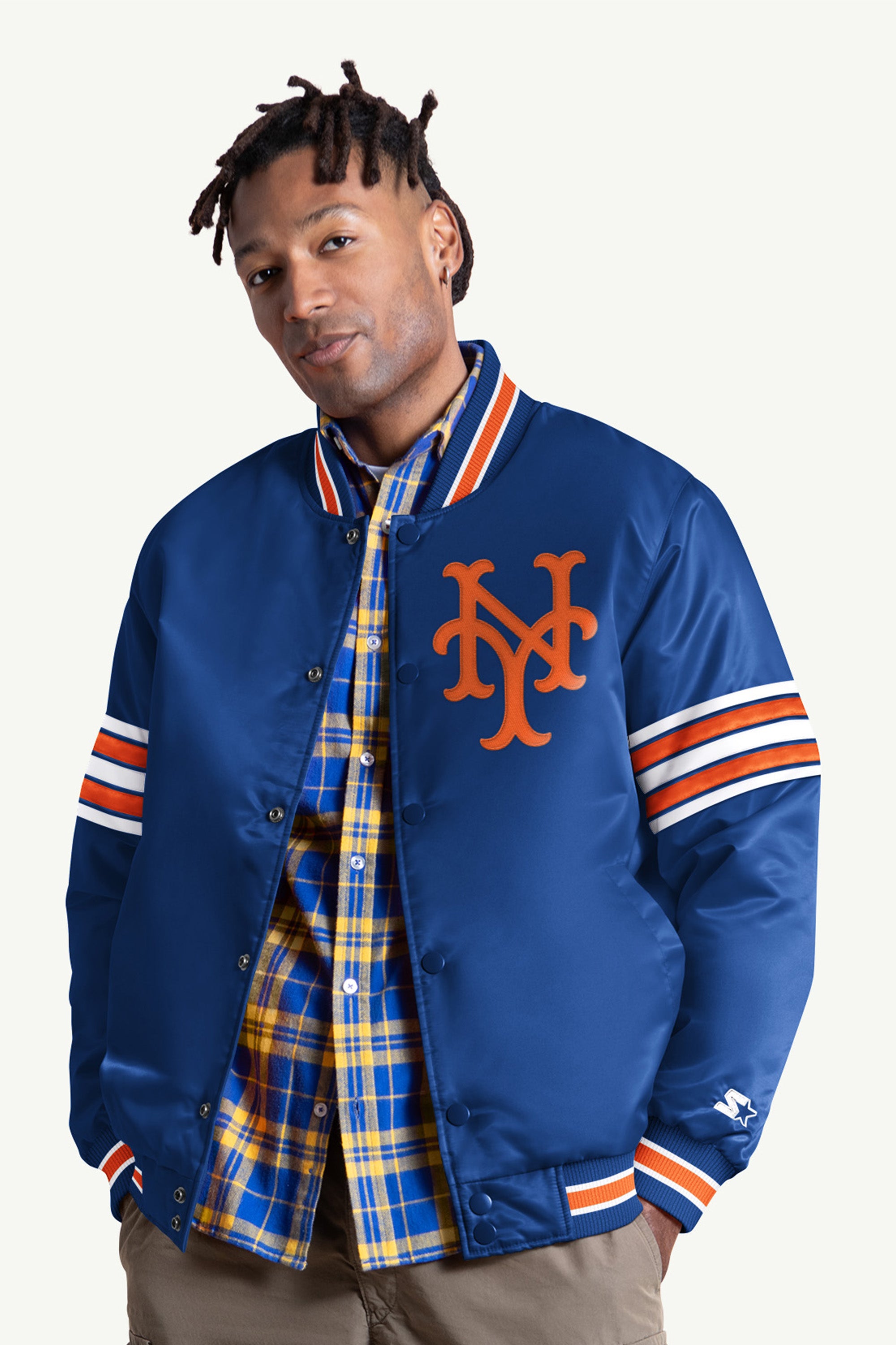 MENS NEW YORK METS SATIN VARSITY JACKET View 1 | Gifts for Him MENS NEW YORK METS SATIN VARSITY JACKET View 1 | Gifts for Him