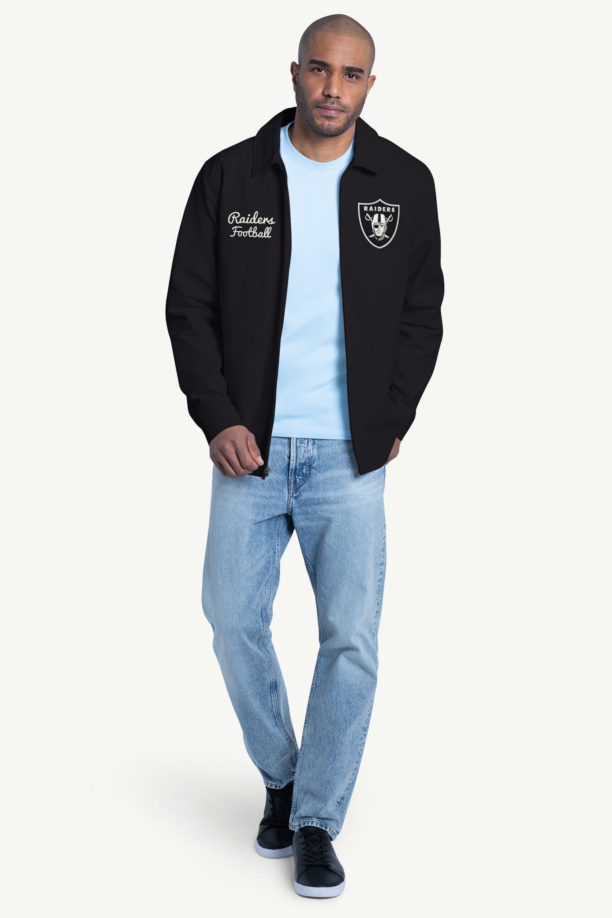 MENS LAS VEGAS RAIDERS FRANCHISE FULL ZIP JACKET View 3 | NFL