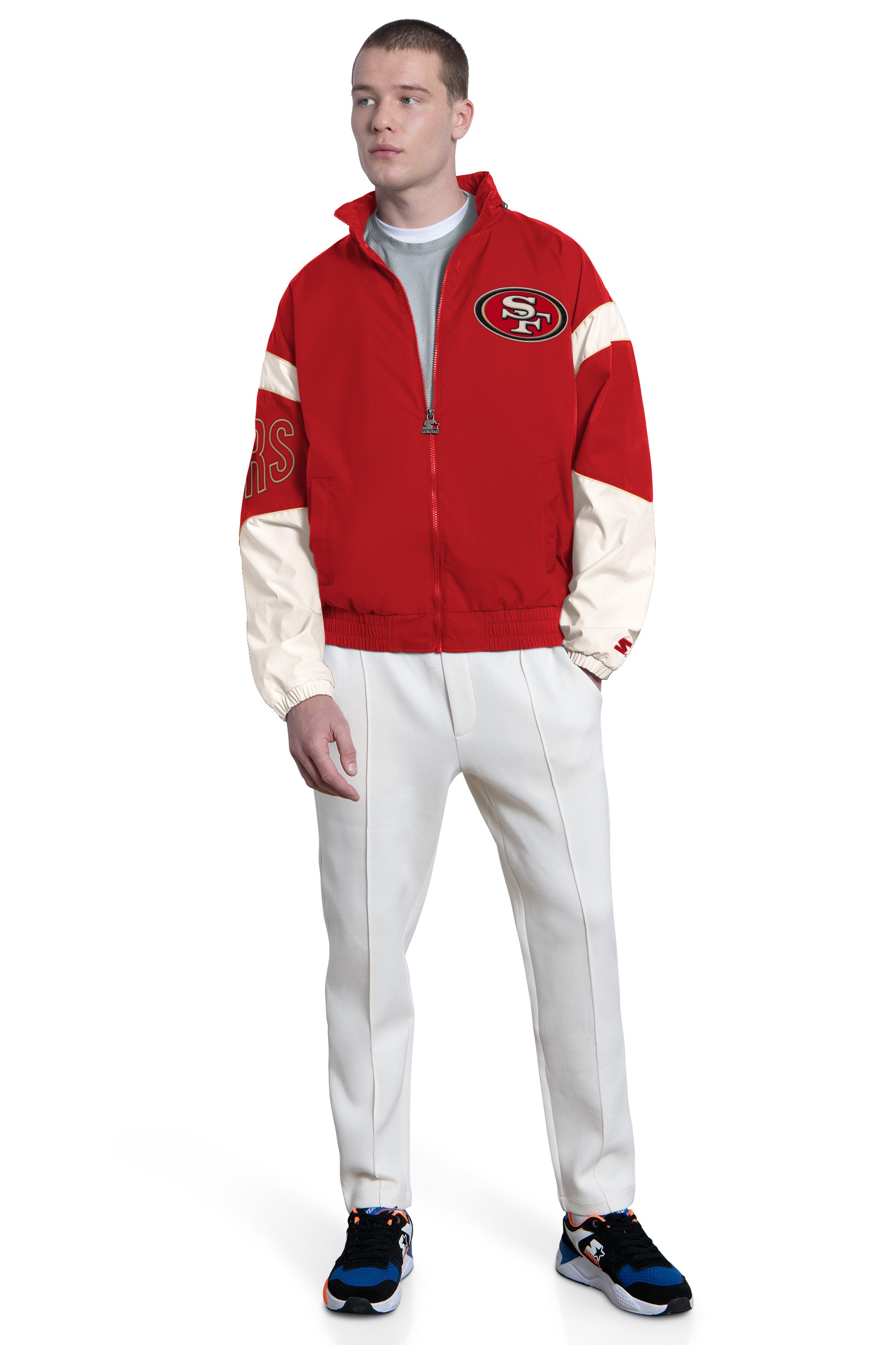Mens San Francisco 49ers The Gust Full Zip Jacket | NFL | Starter
