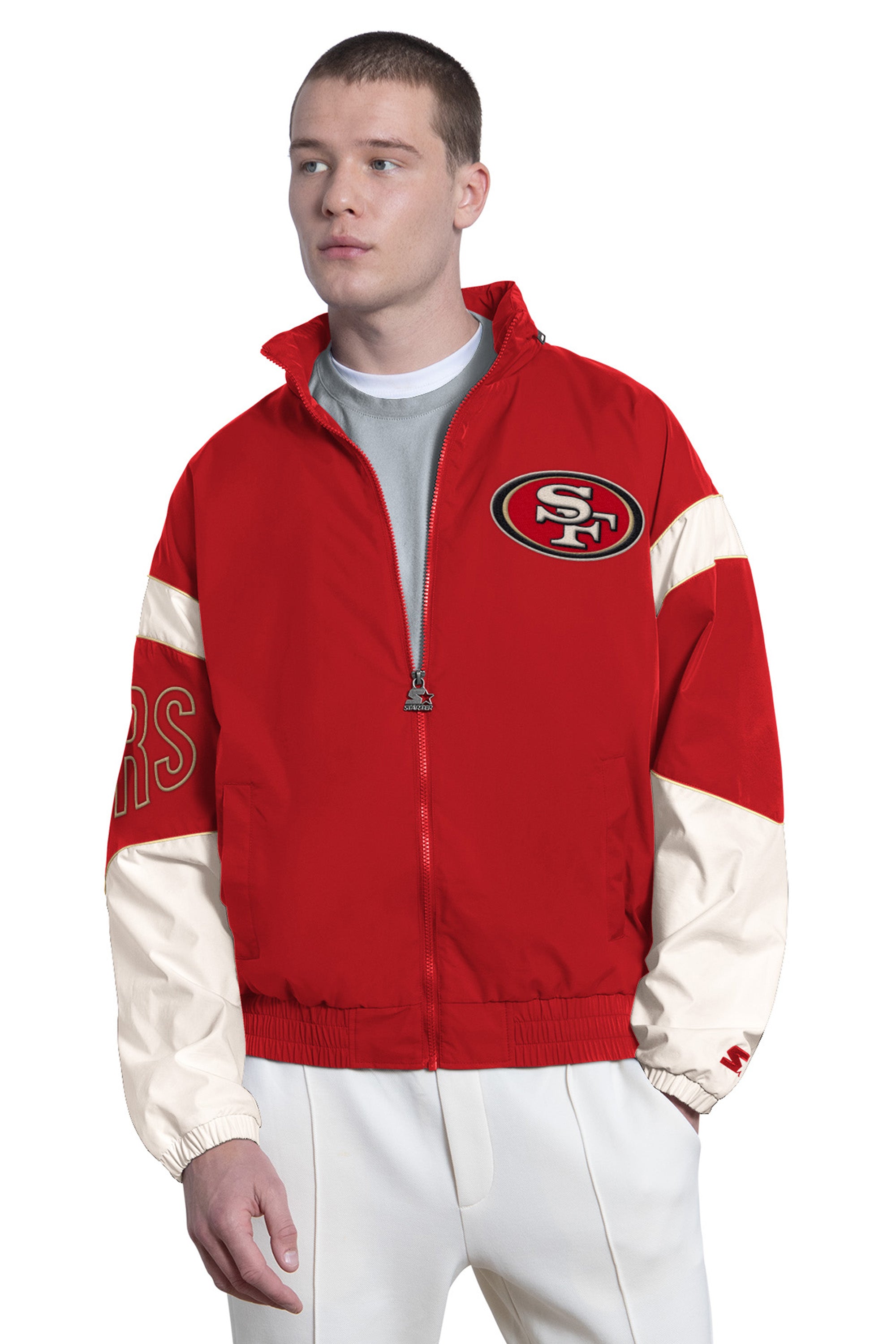 Mens San Francisco 49ers Veteran Track Jacket | NFL | Starter