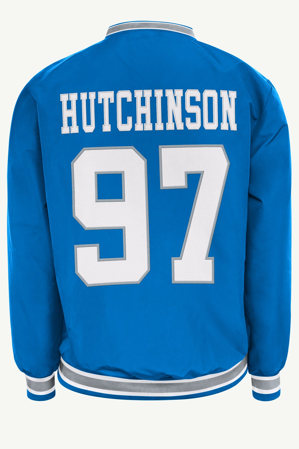 AIDEN HUTCHINSON DETROIT LIONS PLAYER PULLOVER JACKET View 3