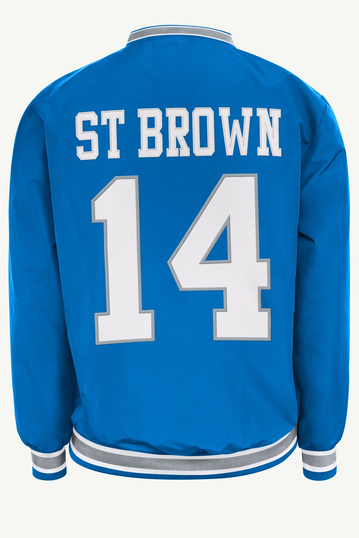 AMON-RA ST. BROWN DETROIT LIONS PLAYER PULLOVER JACKET View 3