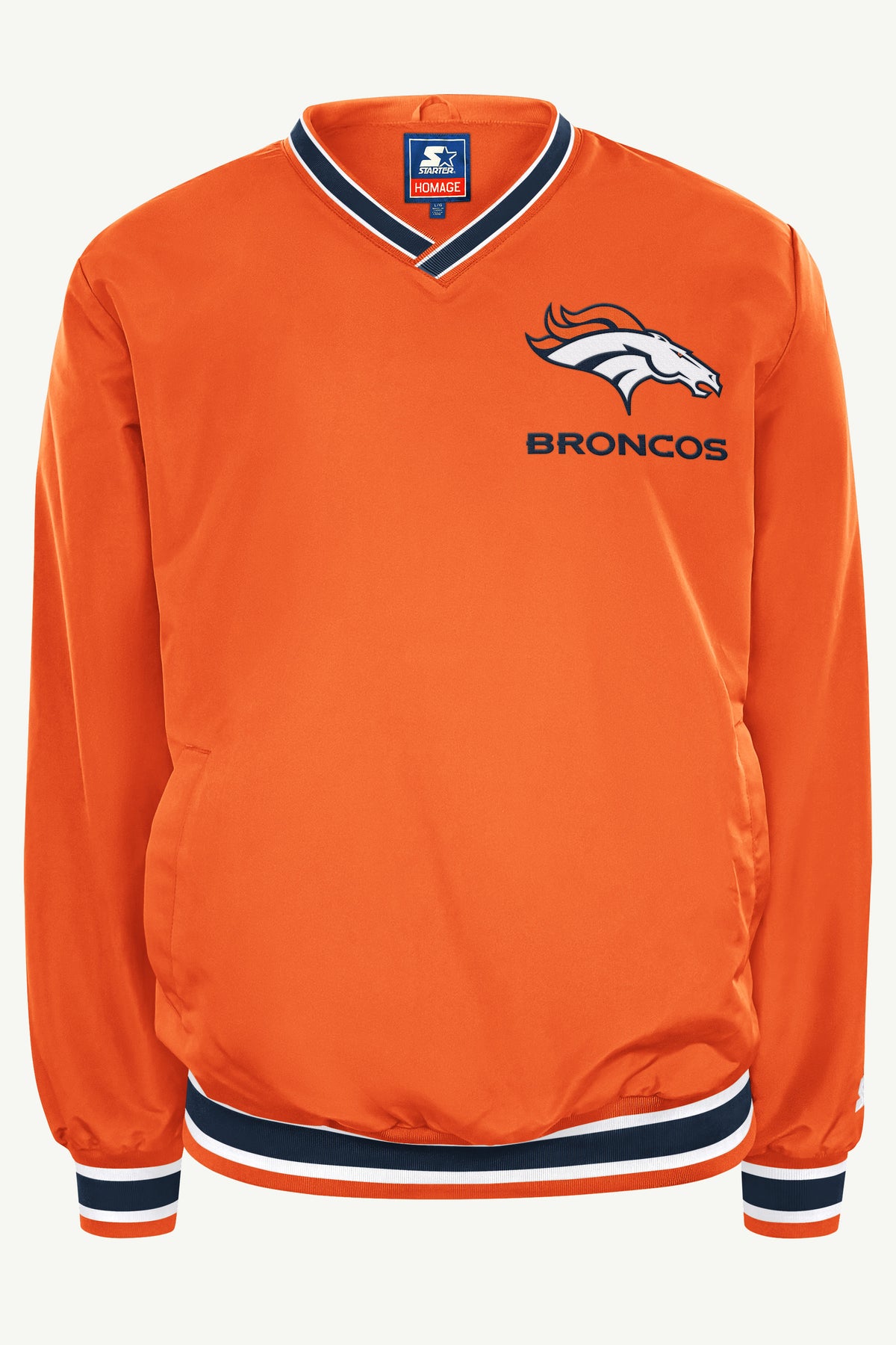 BO NIX DENVER BRONCOS PLAYER PULLOVER JACKET View 2