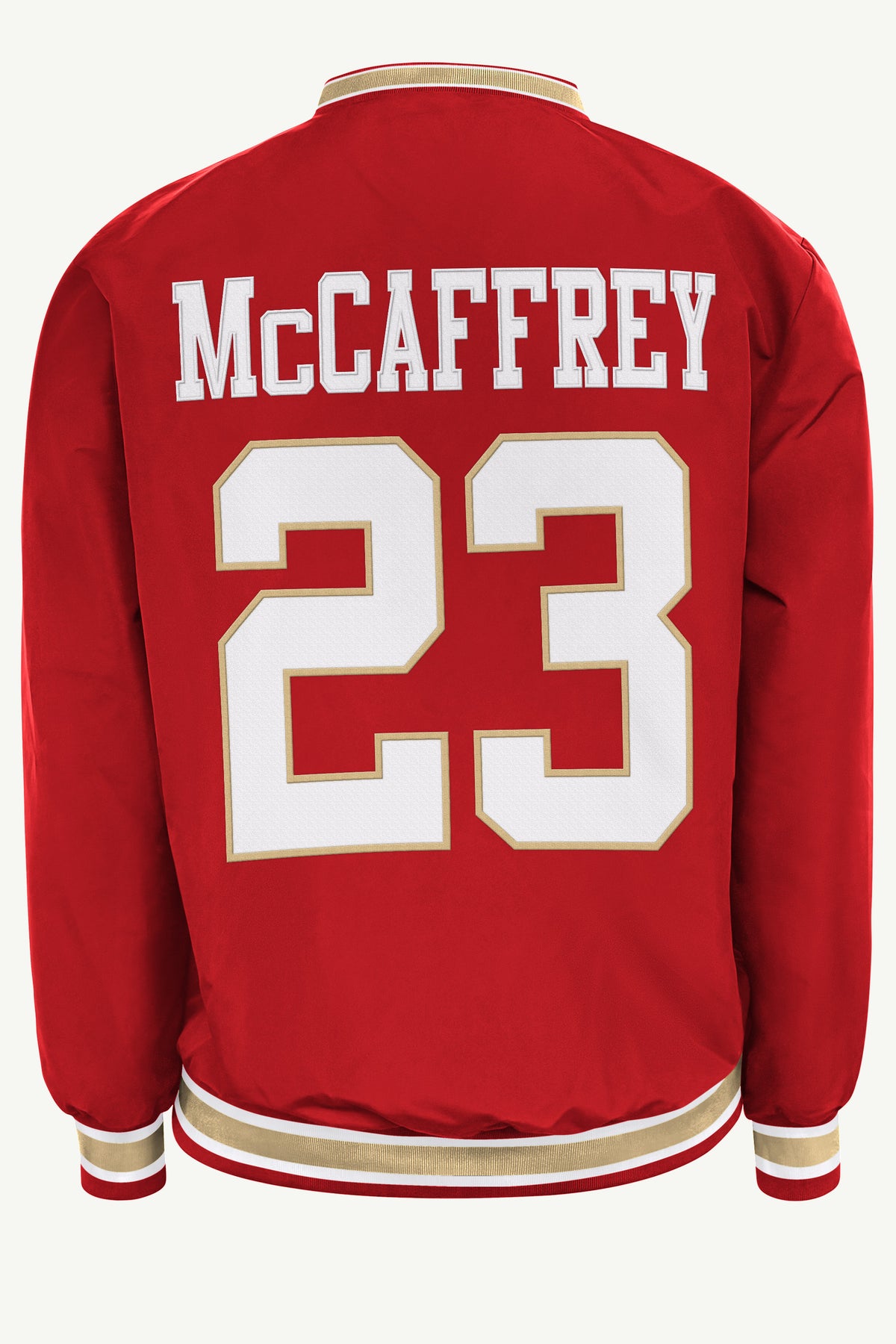 CHRISTIAN MCCAFFERY SAN FRANCISCO 49ERS PLAYER PULLOVER JACKET View 3