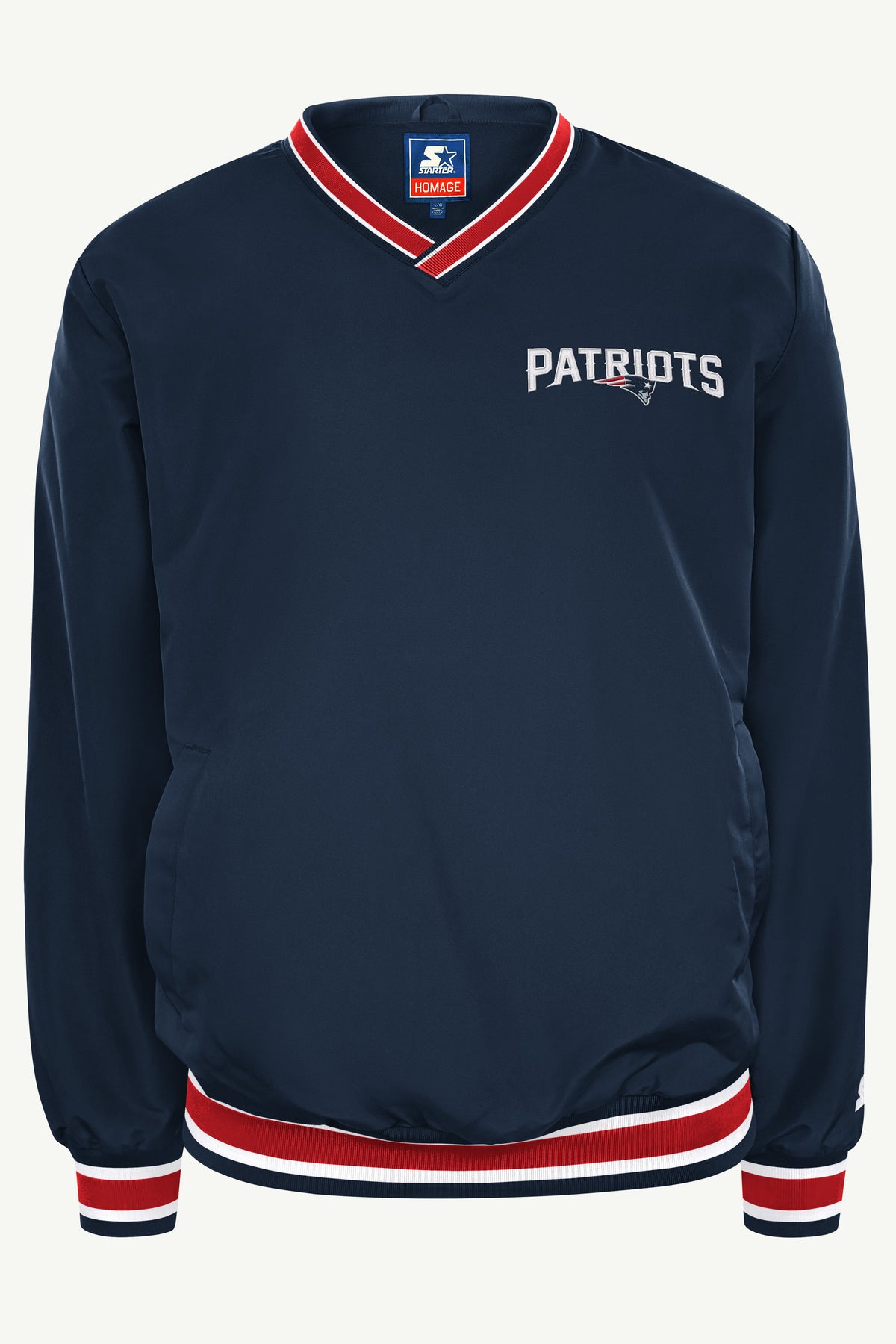 DRAKE MAYE NEW ENGLAND PATRIOTS PLAYER PULLOVER JACKET View 2