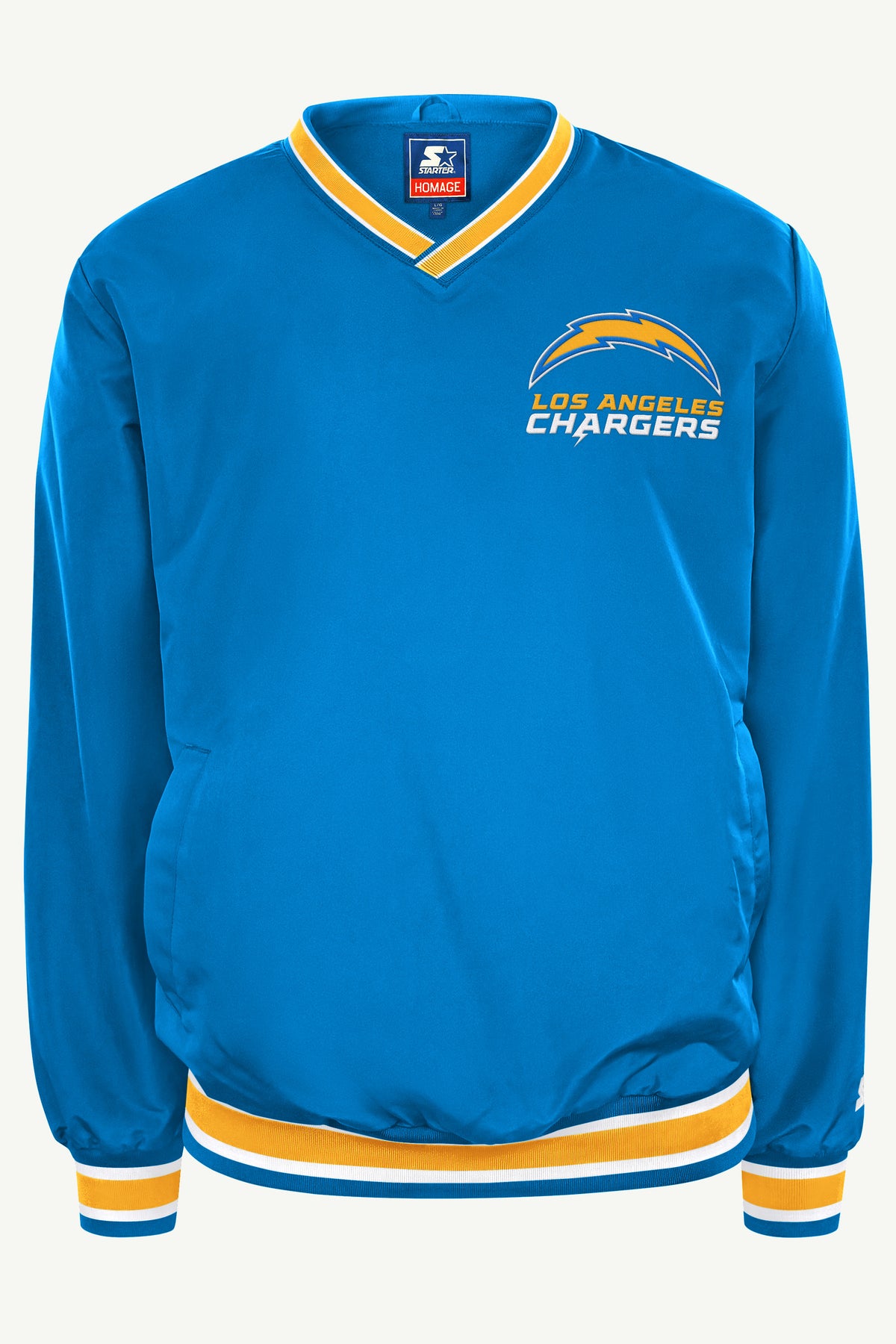 JUSTIN HERBERT LOS ANGELES CHARGERS PLAYER PULLOVER JACKET View 2