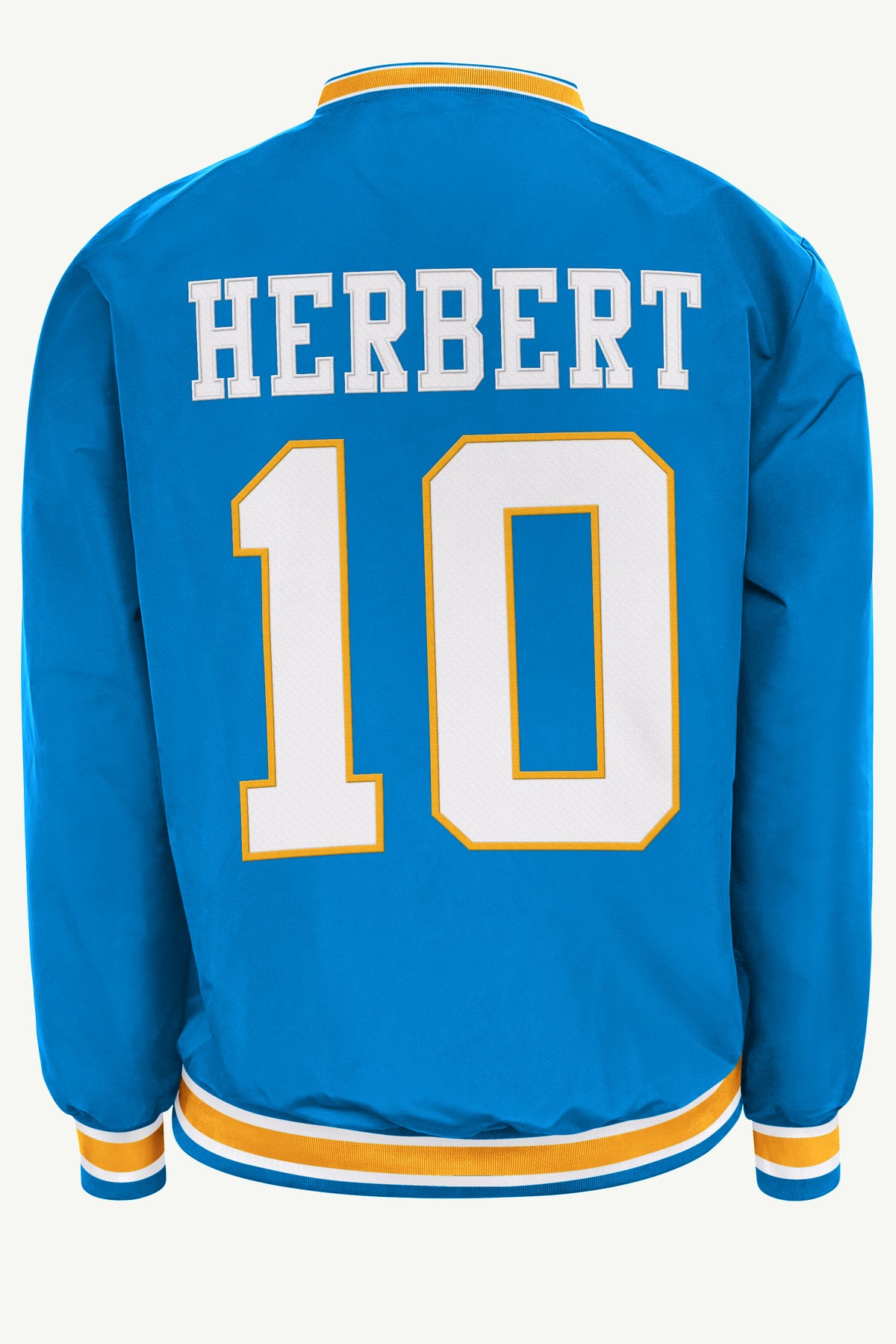JUSTIN HERBERT LOS ANGELES CHARGERS PLAYER PULLOVER JACKET View 3