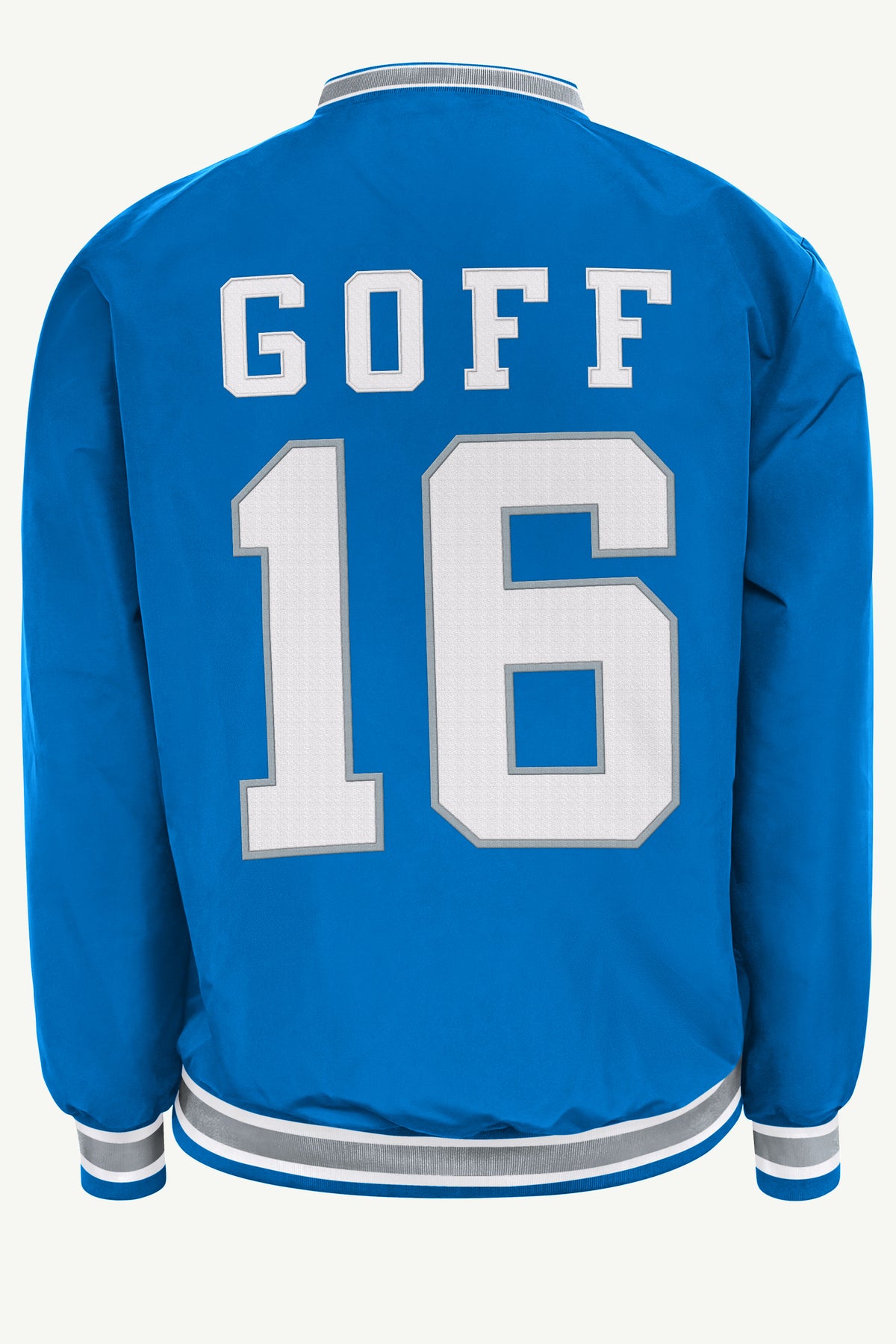 JARED GOFF DETROIT LIONS PLAYER PULLOVER JACKET View 3