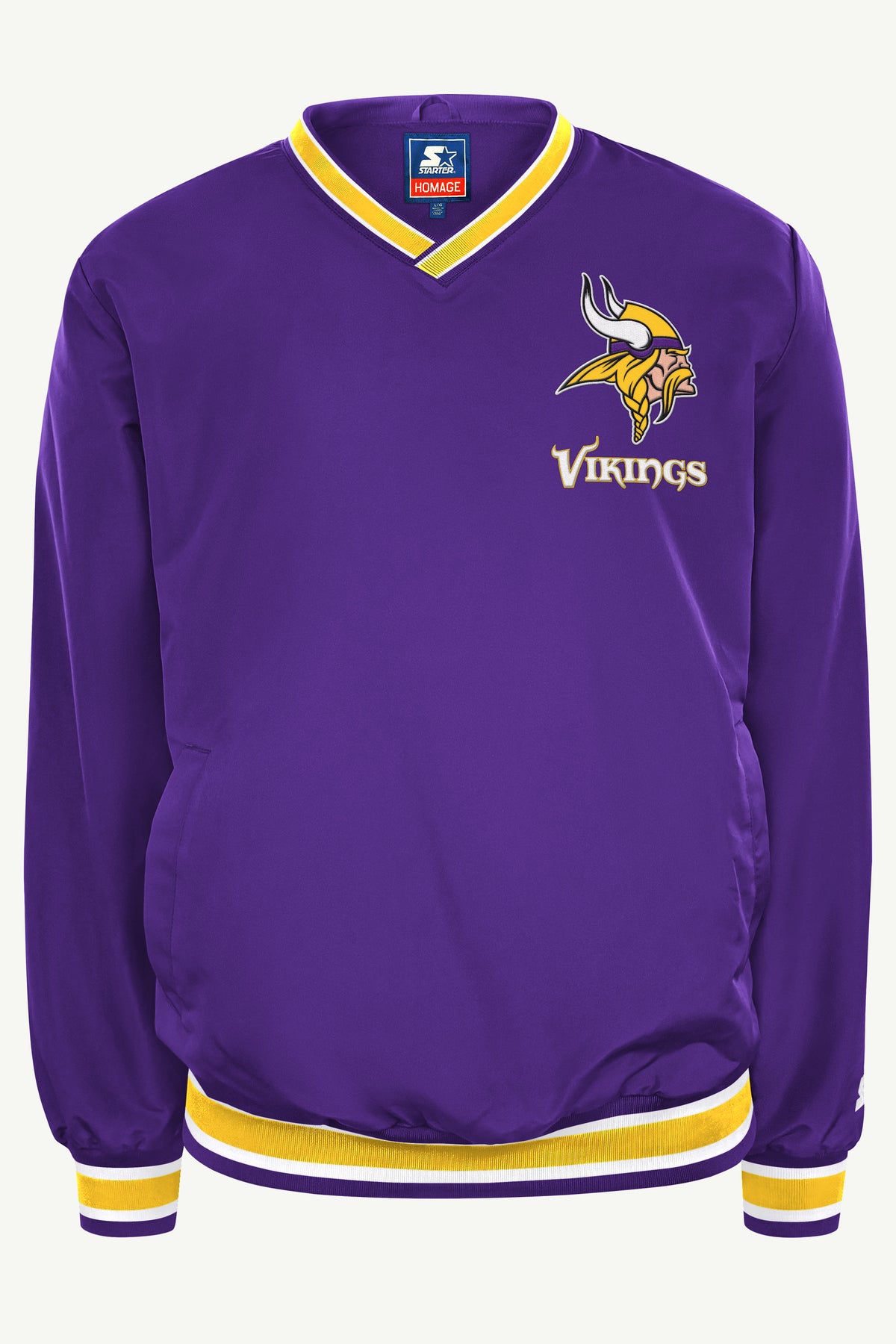 JUSTIN JEFFERSON MINNESOTA VIKINGS PLAYER PULLOVER JACKET View 2