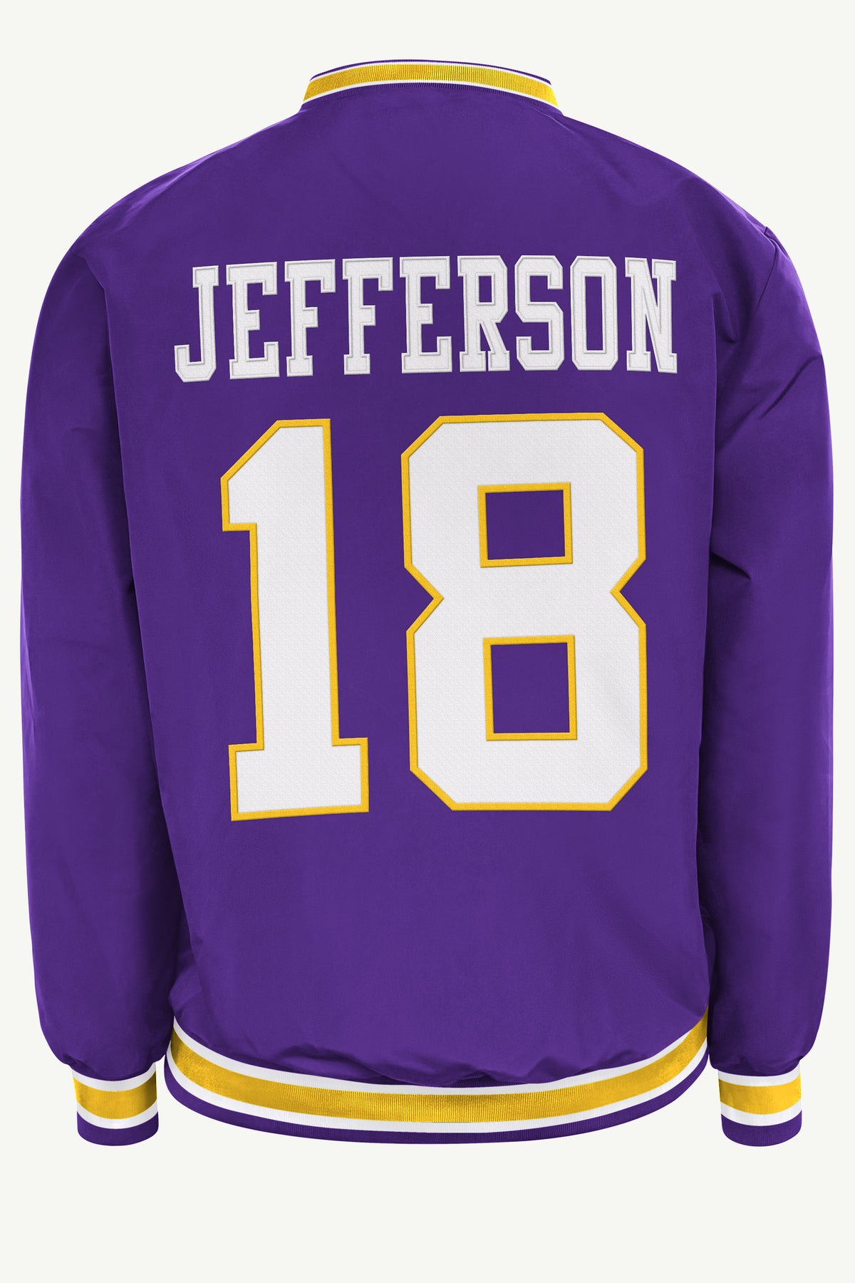 JUSTIN JEFFERSON MINNESOTA VIKINGS PLAYER PULLOVER JACKET View 3