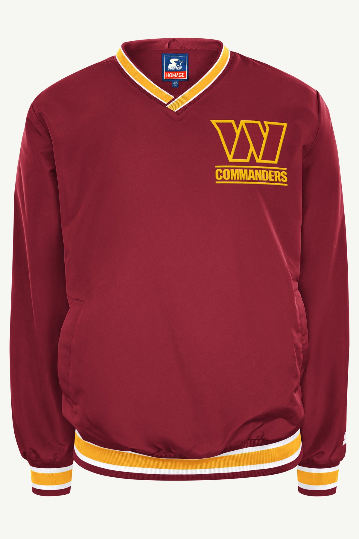 JAYDEN DANIELS WASHINGTON COMMANDERS PLAYER PULLOVER JACKET View 2