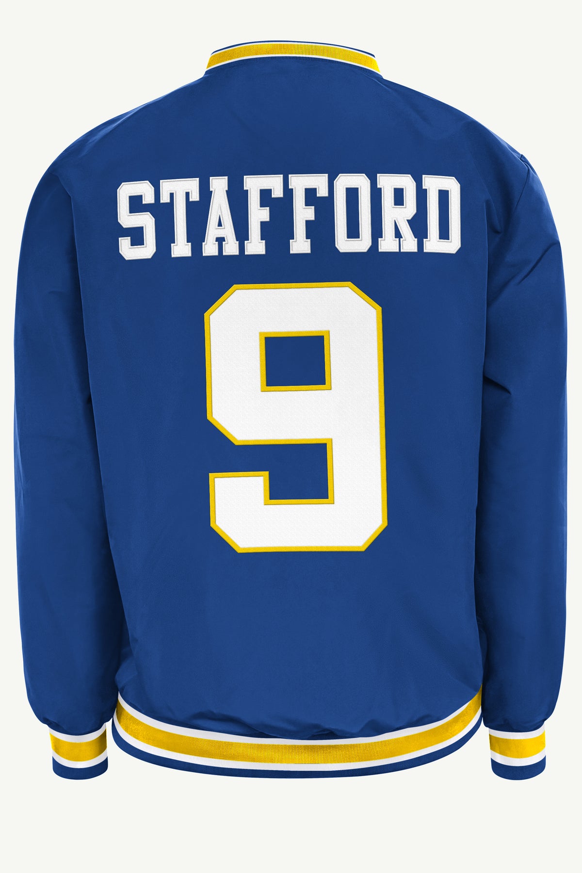 MATTHEW STAFFORD LOS ANGELES RAMS PLAYER PULLOVER JACKET View 3