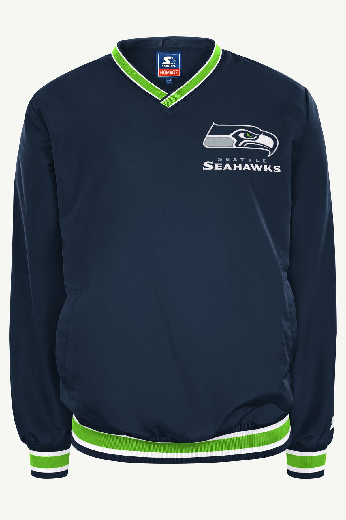 SEATTLE SEAHAWKS #12 FAN PLAYER PULLOVER JACKET View 2