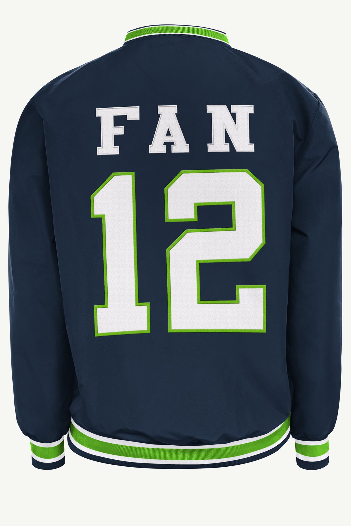 SEATTLE SEAHAWKS #12 FAN PLAYER PULLOVER JACKET View 3