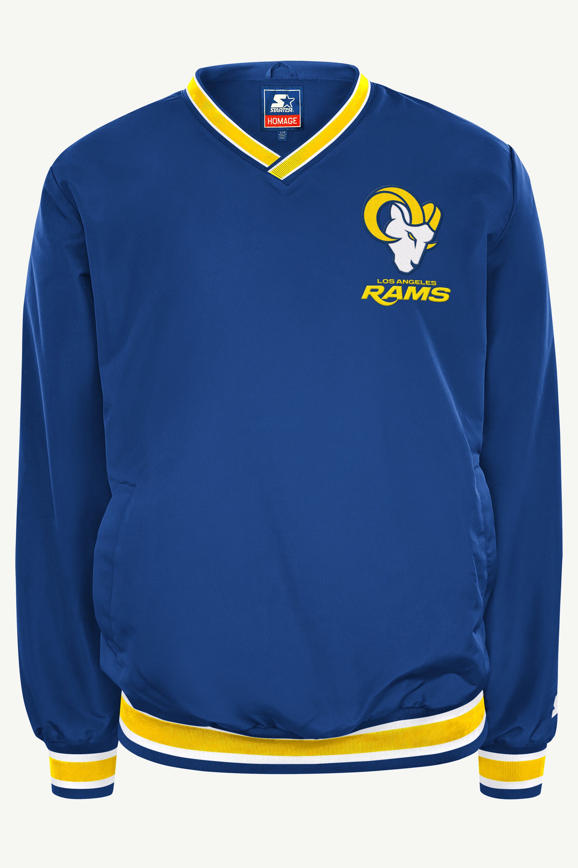 PUKA NACUA LOS ANGELES RAMS PLAYER PULLOVER JACKET View 2