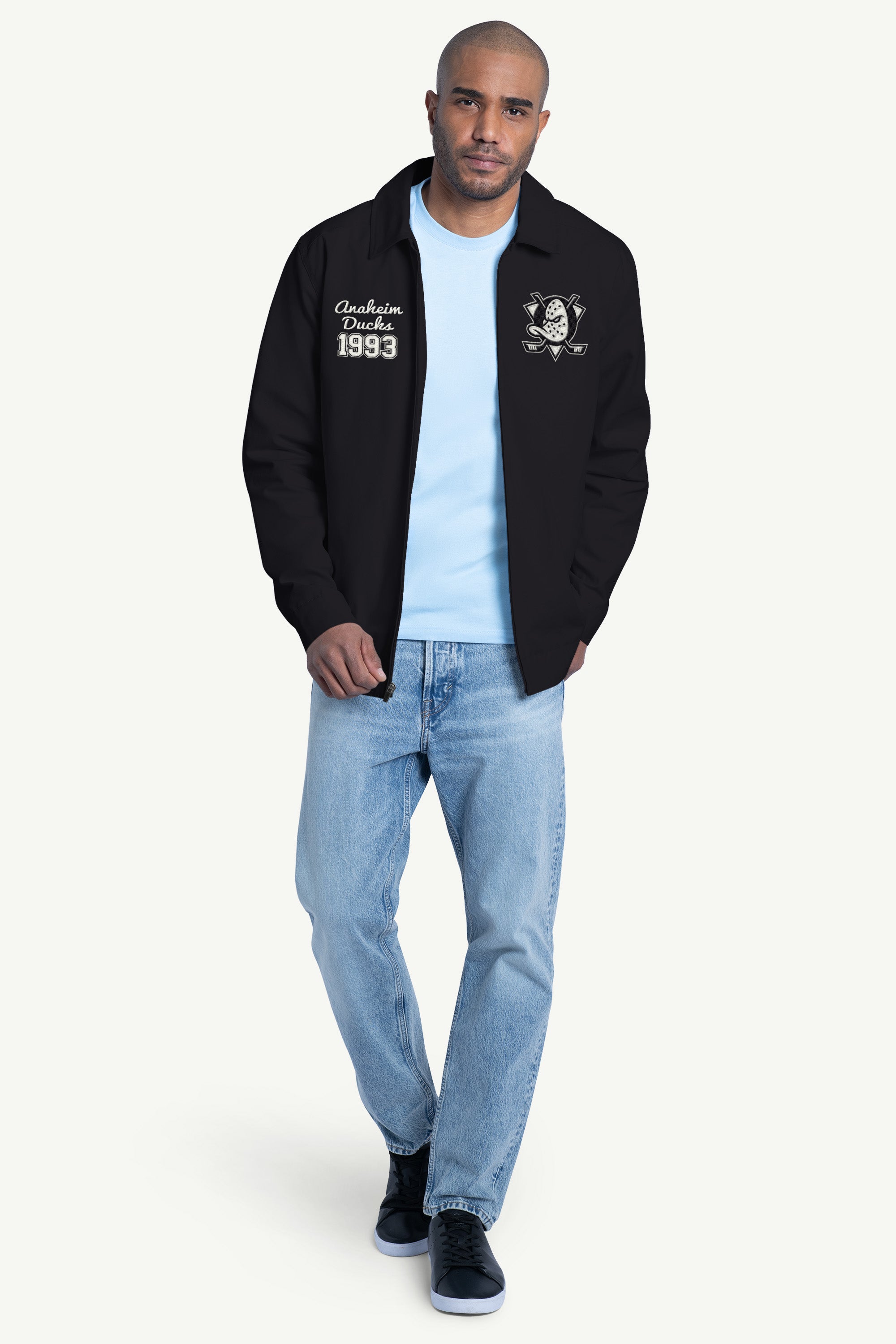 MENS MIGHTY DUCKS FRANCHISE FULL ZIP JACKET View 3 | Anaheim Ducks