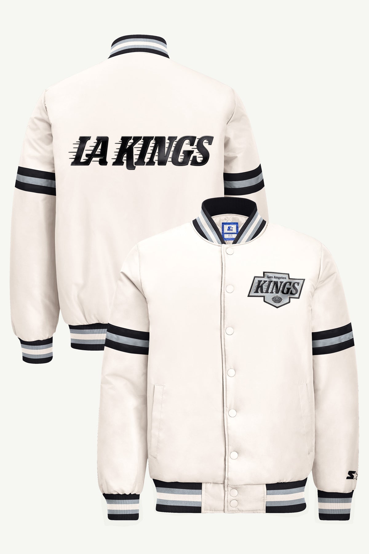 MENS LOS ANGELES KINGS COURTSIDE VARSITY JACKET View 1