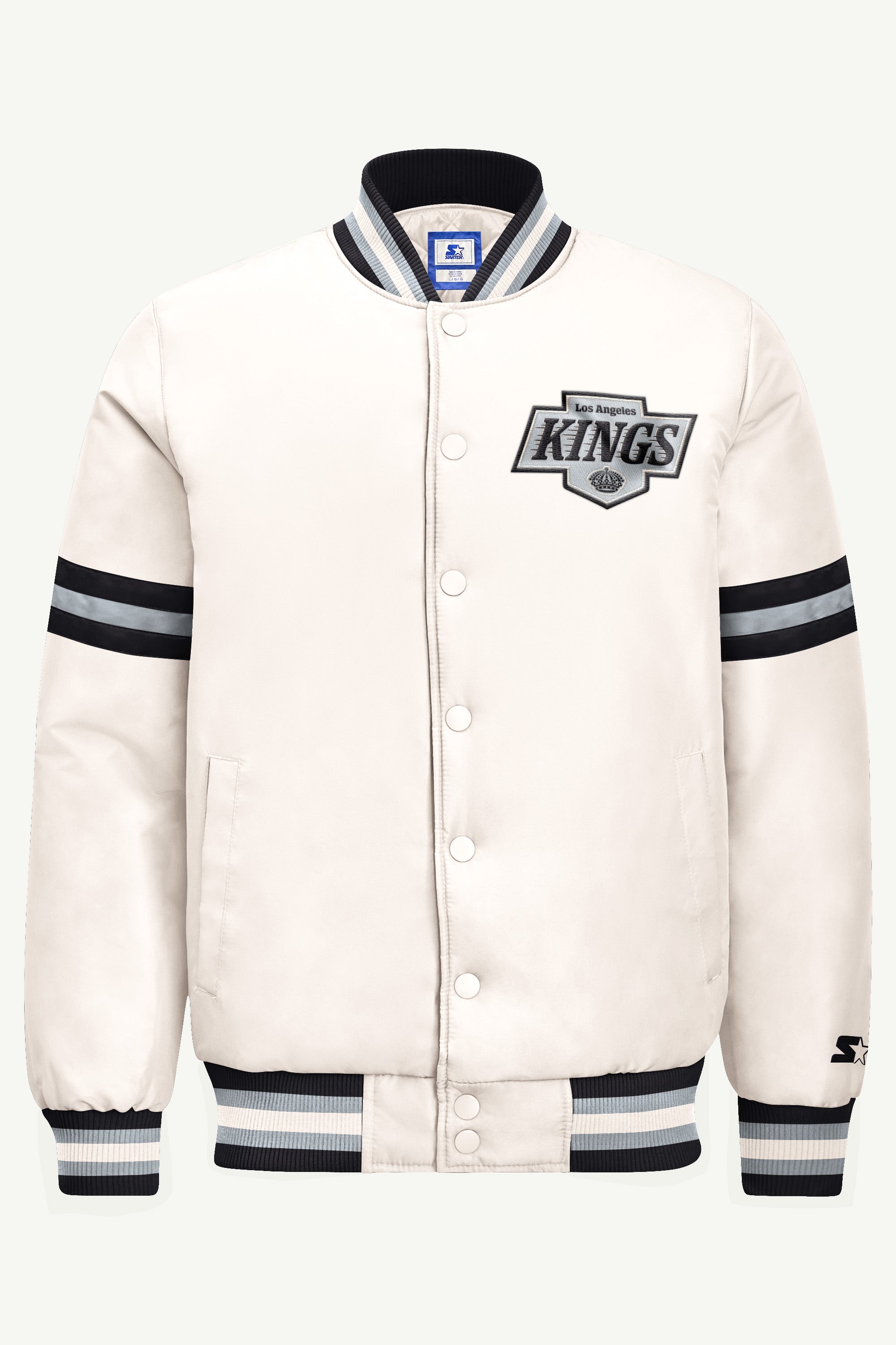 MENS LOS ANGELES KINGS COURTSIDE VARSITY JACKET View 2