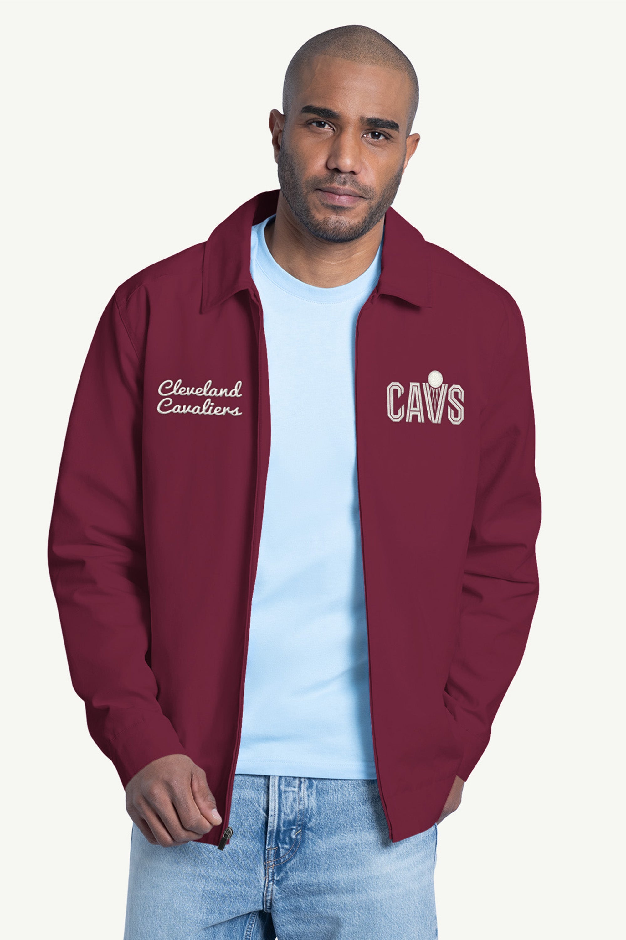MENS CLEVELAND CAVALIERS FRANCHISE FULL ZIP JACKET View 1